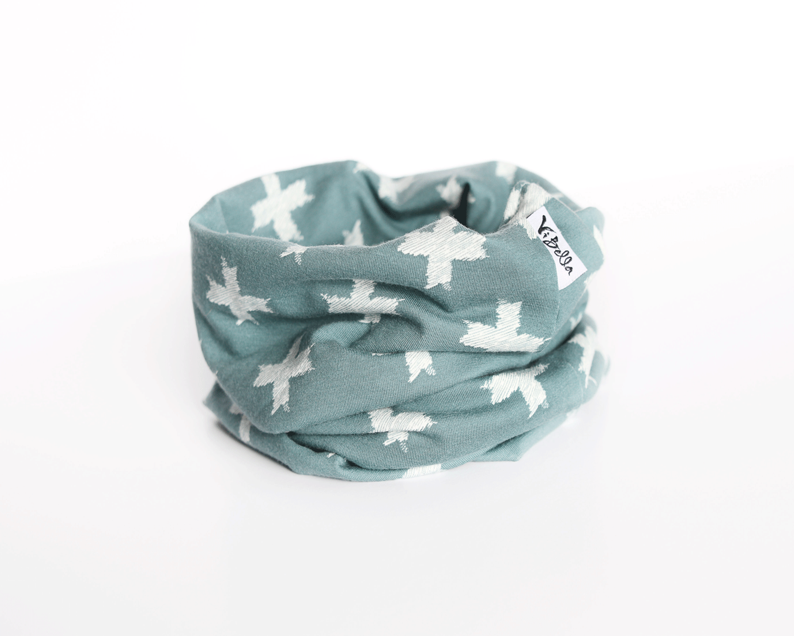 Teal Cross Gaiter