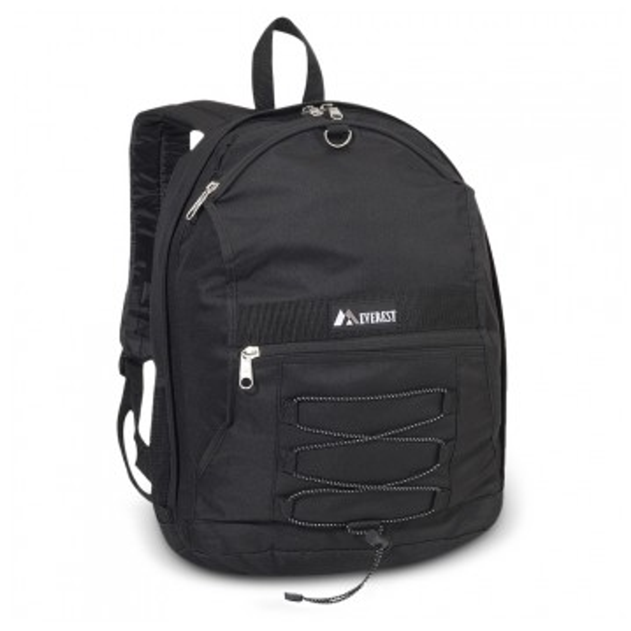 Two-Tone Backpack With Mesh Pockets