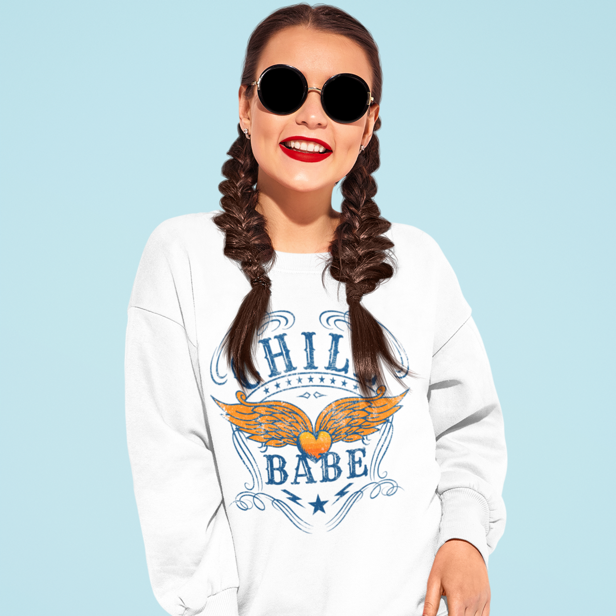 Women's Retro Chill Babe Sweatshirt