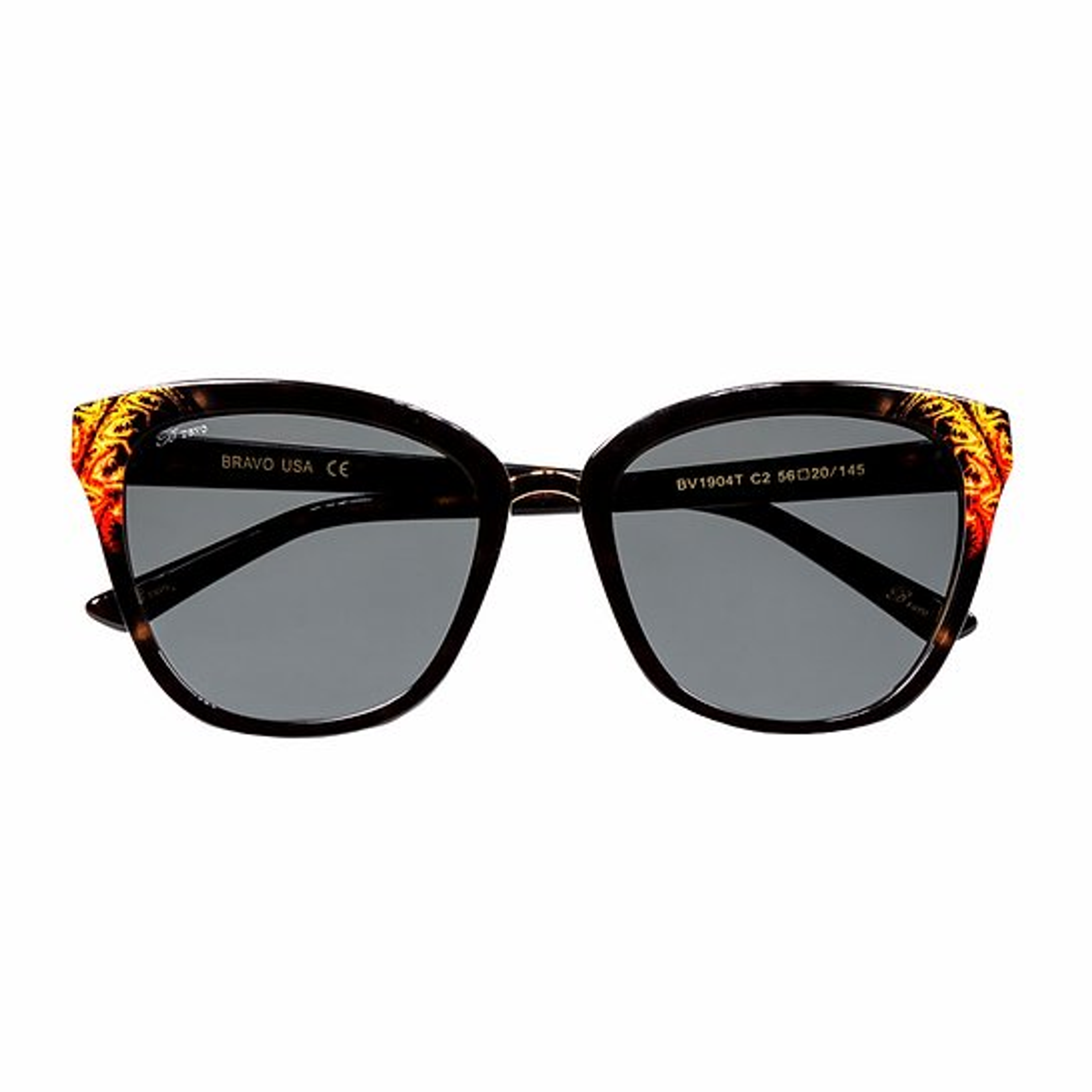 Unisex Tiger Print Sunglasses