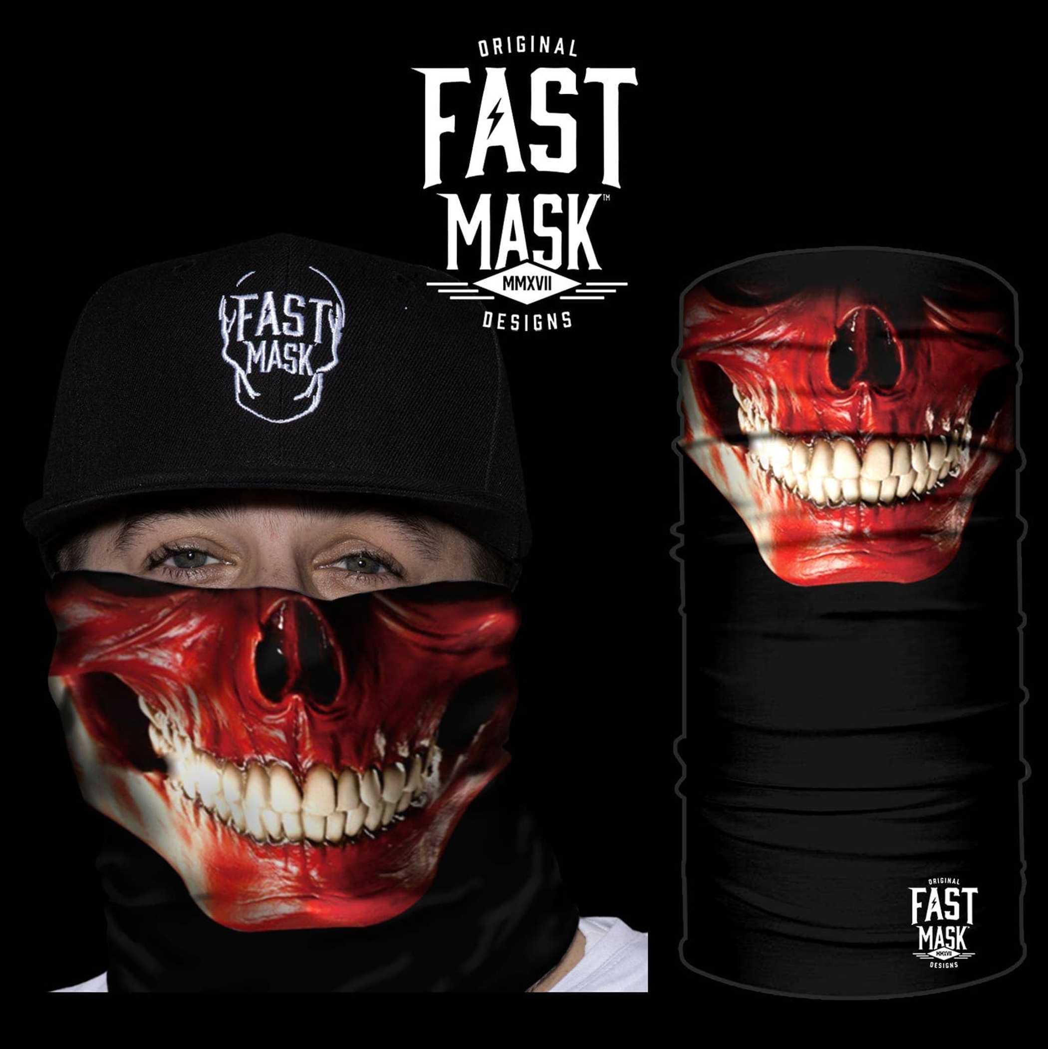 Skinless Skull Face Mask