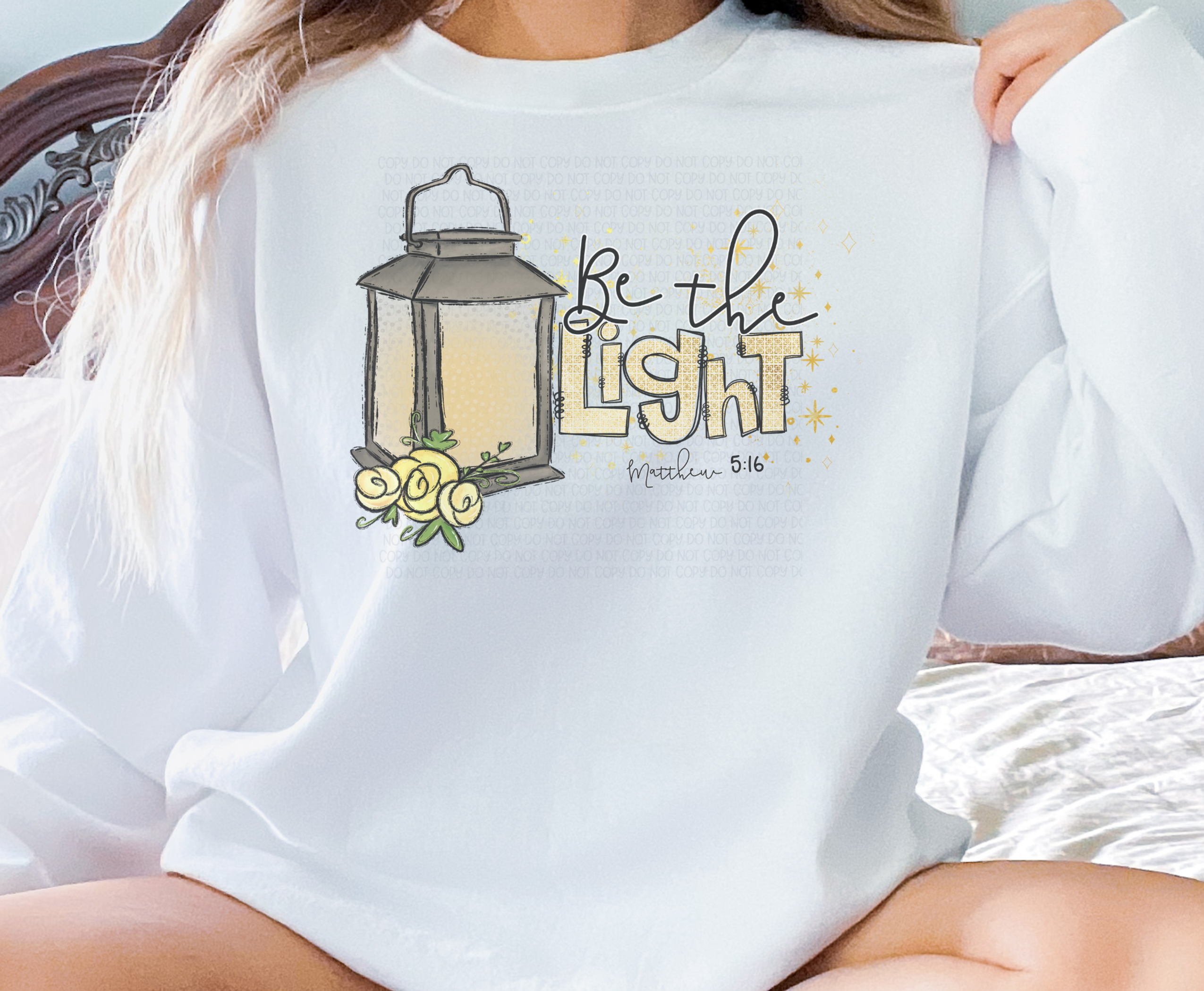 Be The Light Crew Neck Sweatshirt