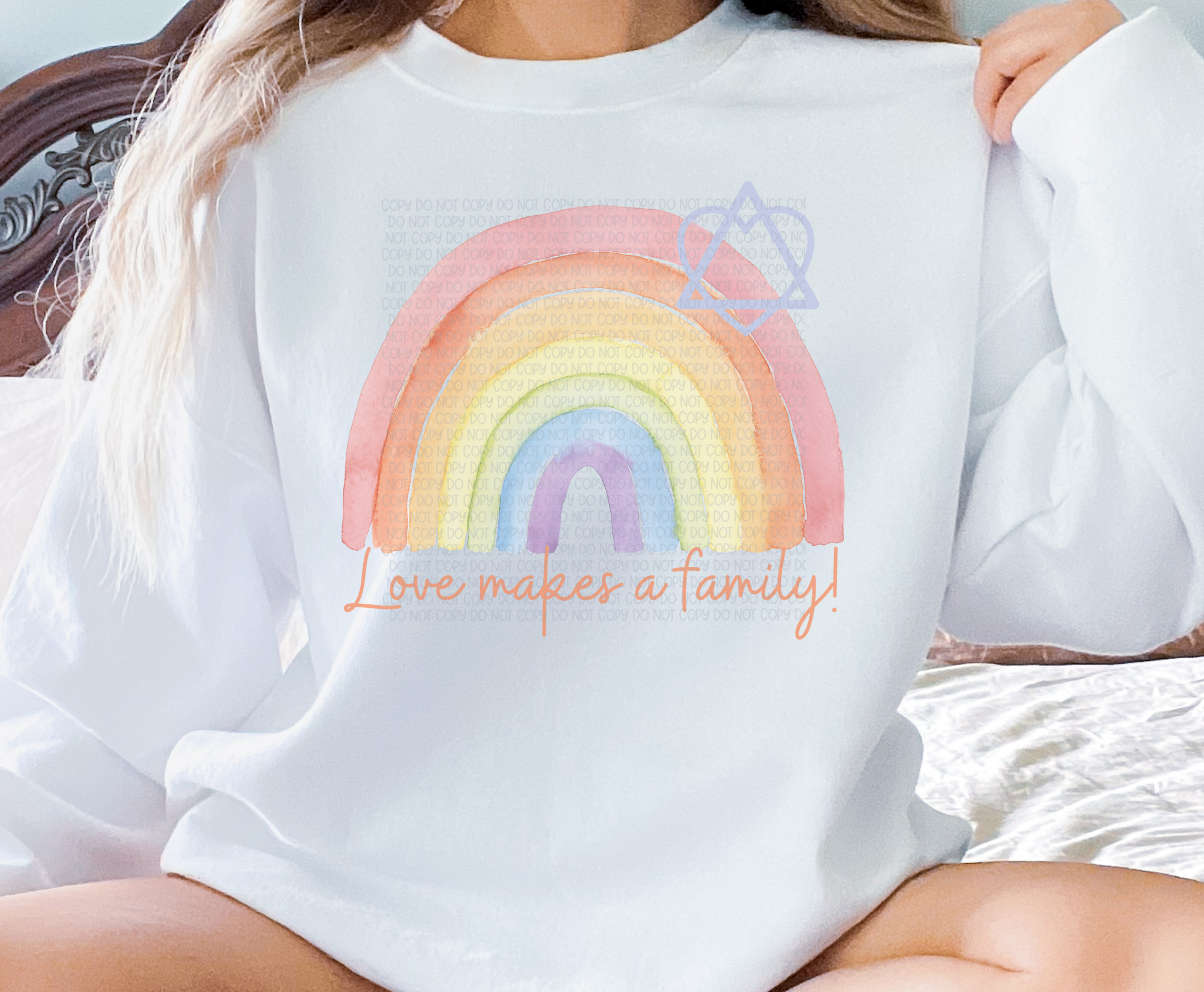 Love Make a Family Crew Neck Sweatshirt