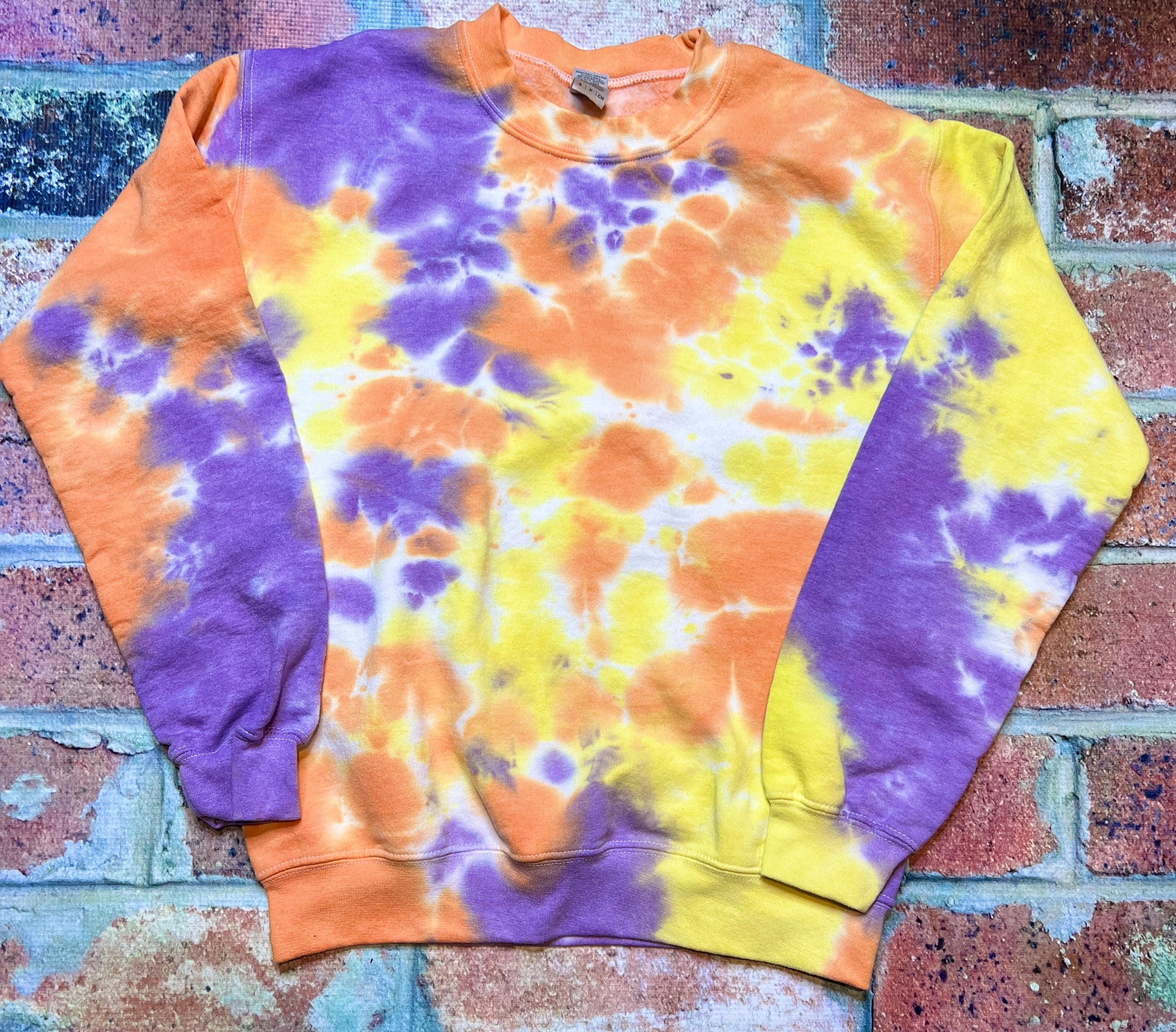 Motley CREW Ice Dye Tie Dye Blank Sweatshirt