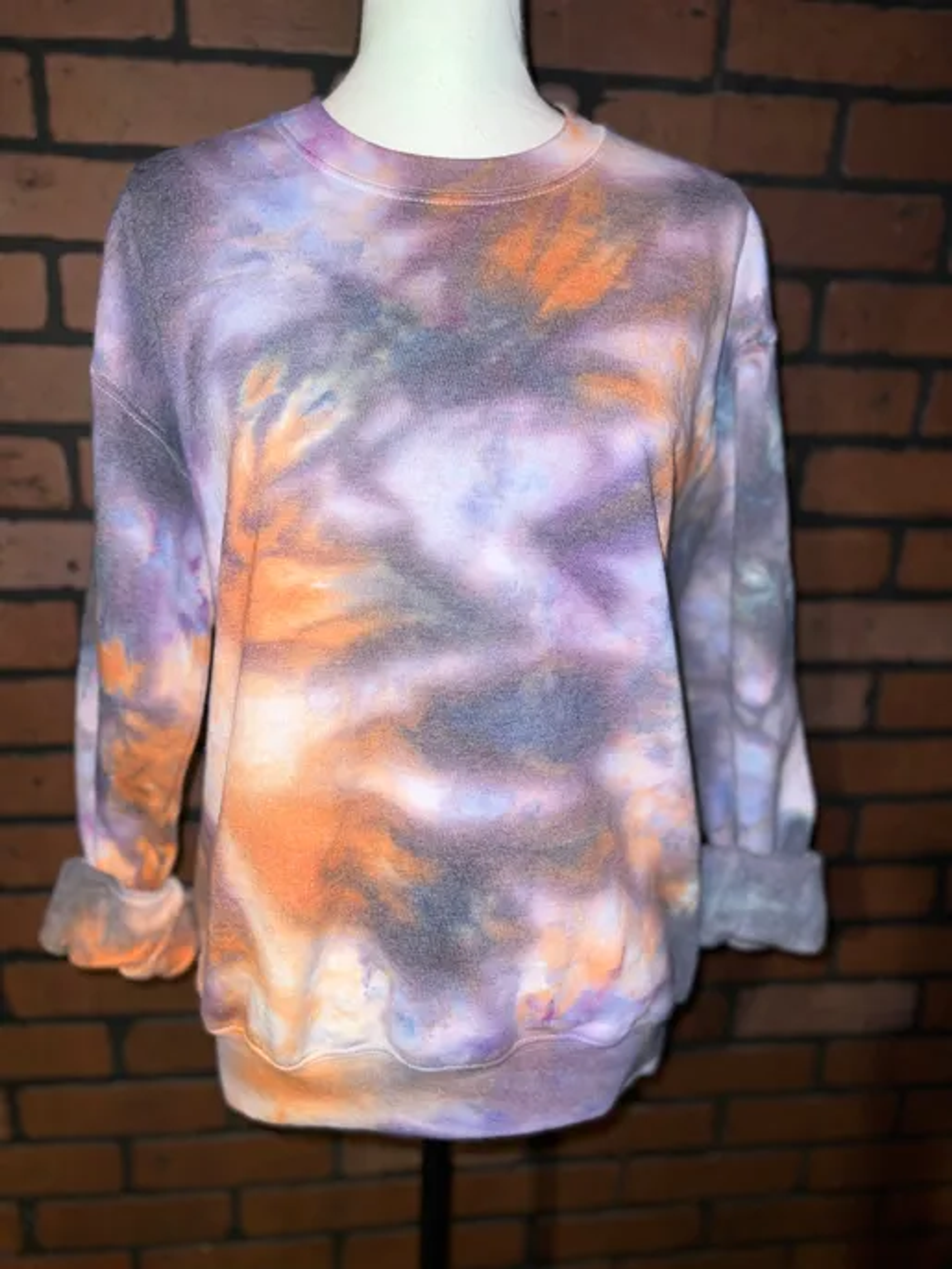 Sanderson Ice Tie Dye Blank Sweatshirt