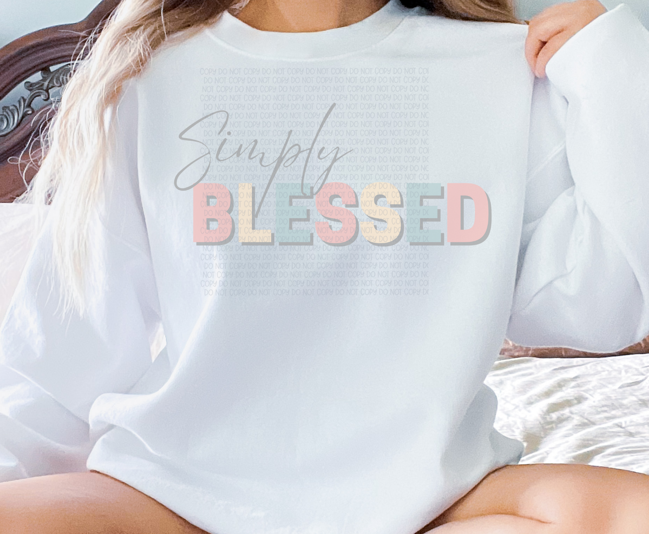 Simply Blessed Crew Neck Sweatshirt