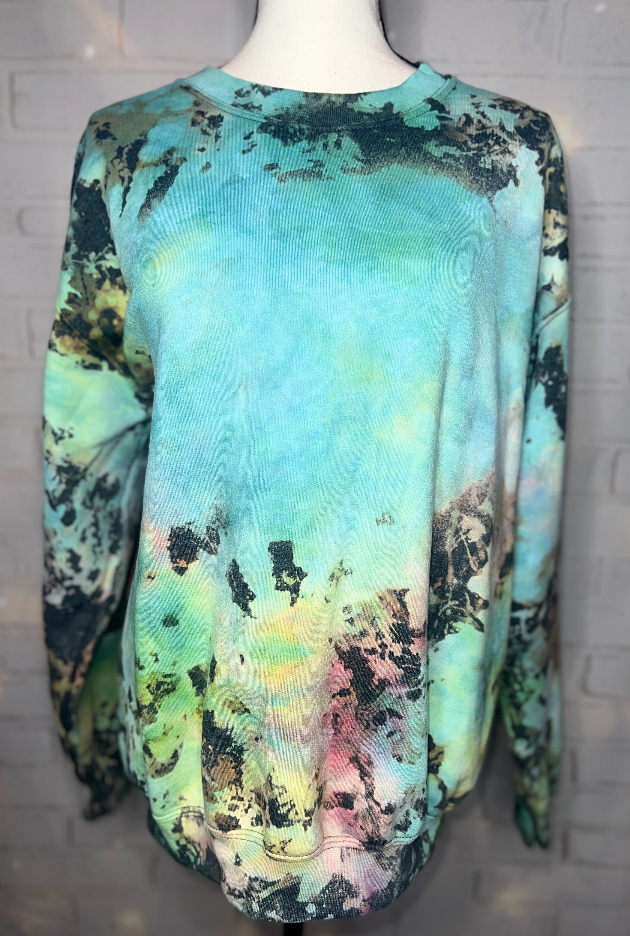 The Mashup Tie Dye Blank Crewneck Sweatshirt