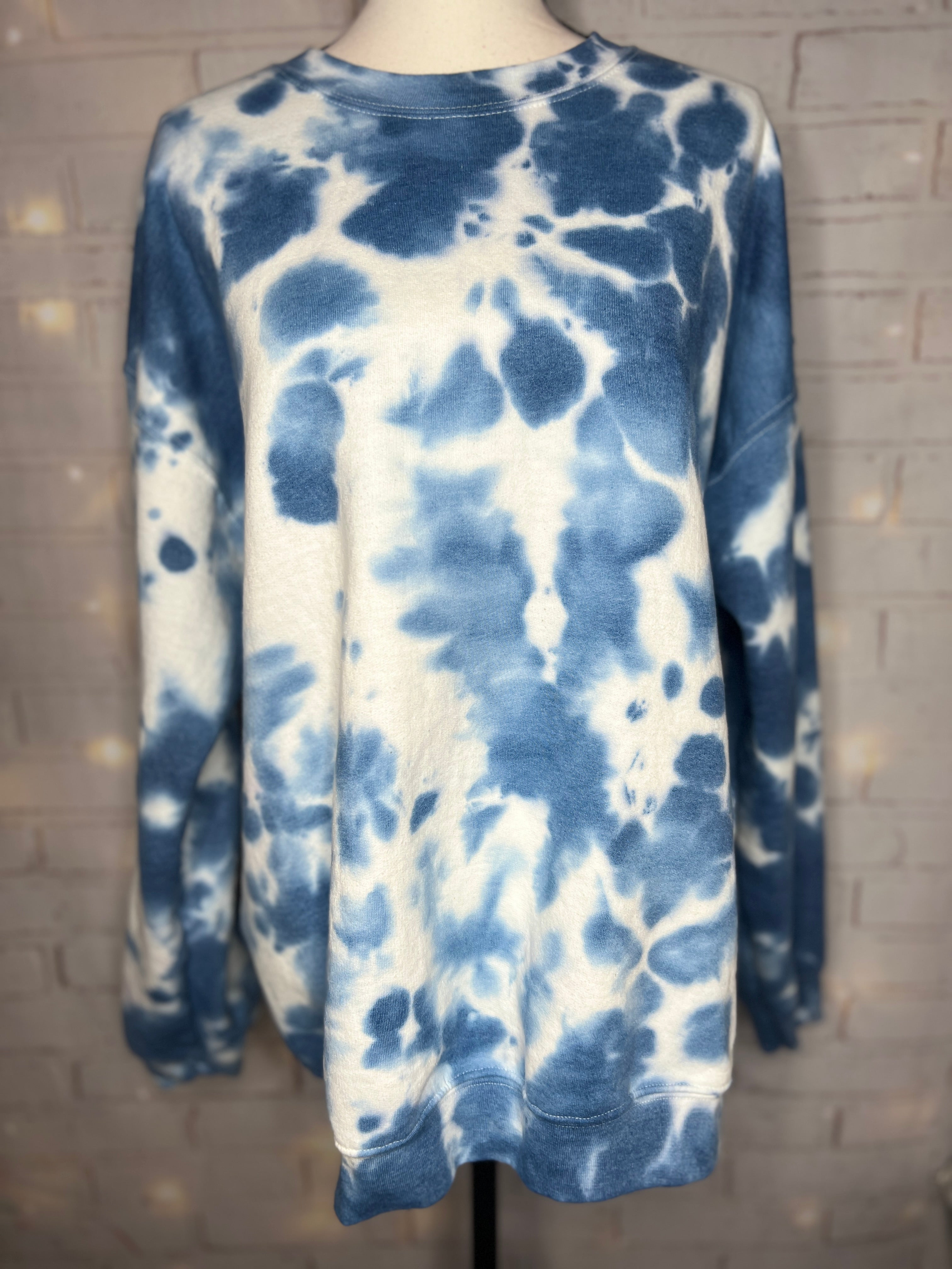 Tie Dye Sweatshirt-Blank