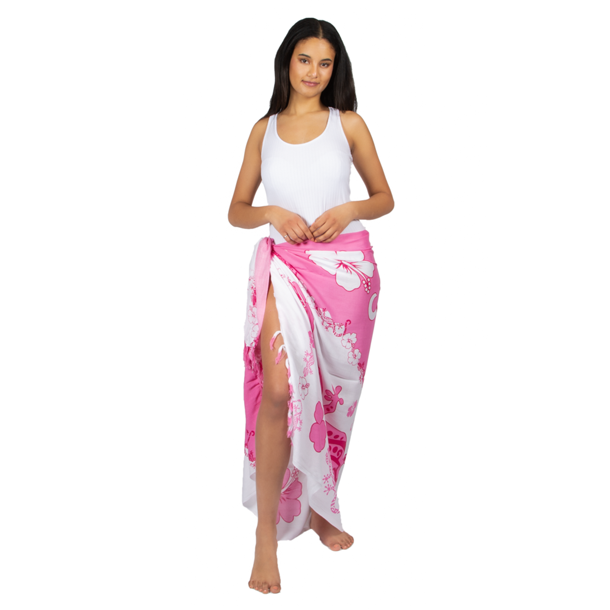 Geko & Flower Print Sarong