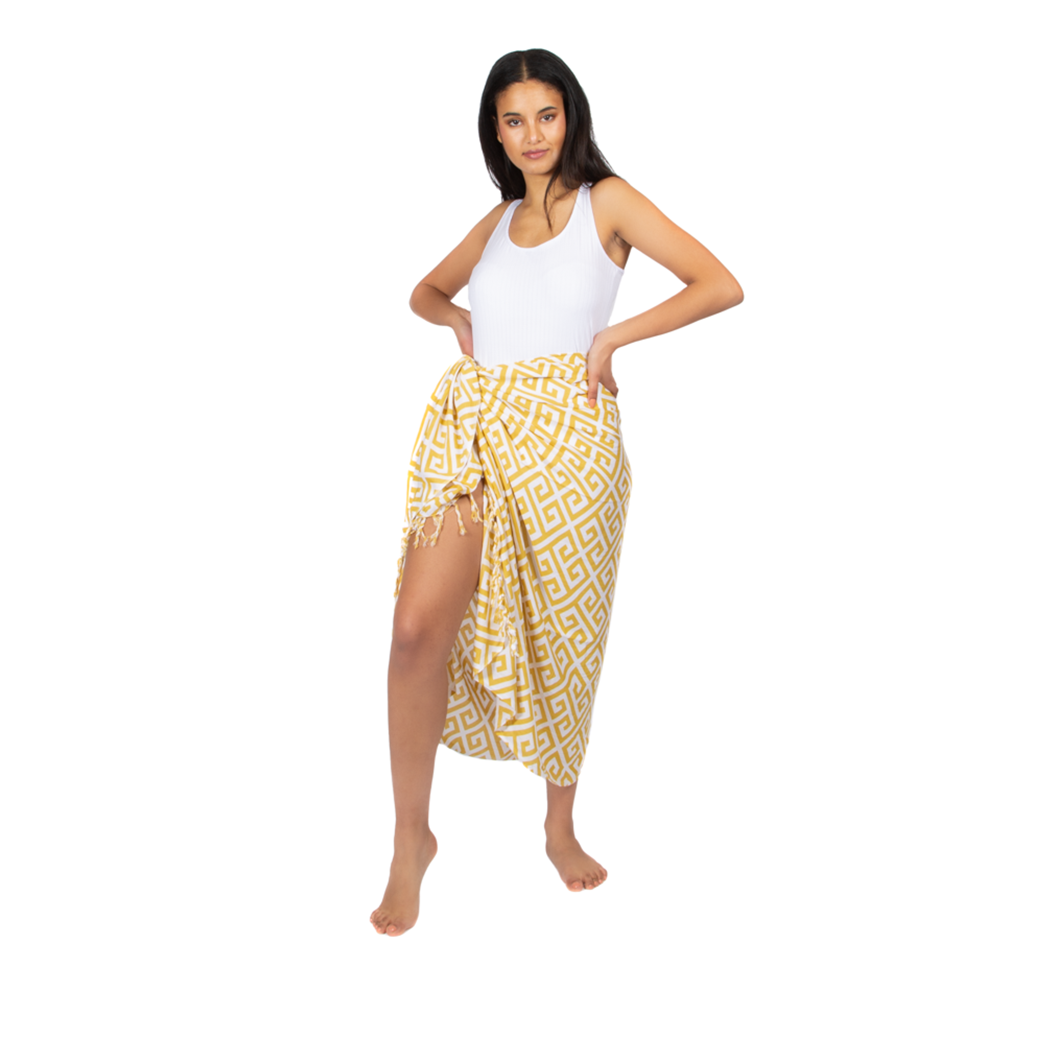 Geometric Print Sarong