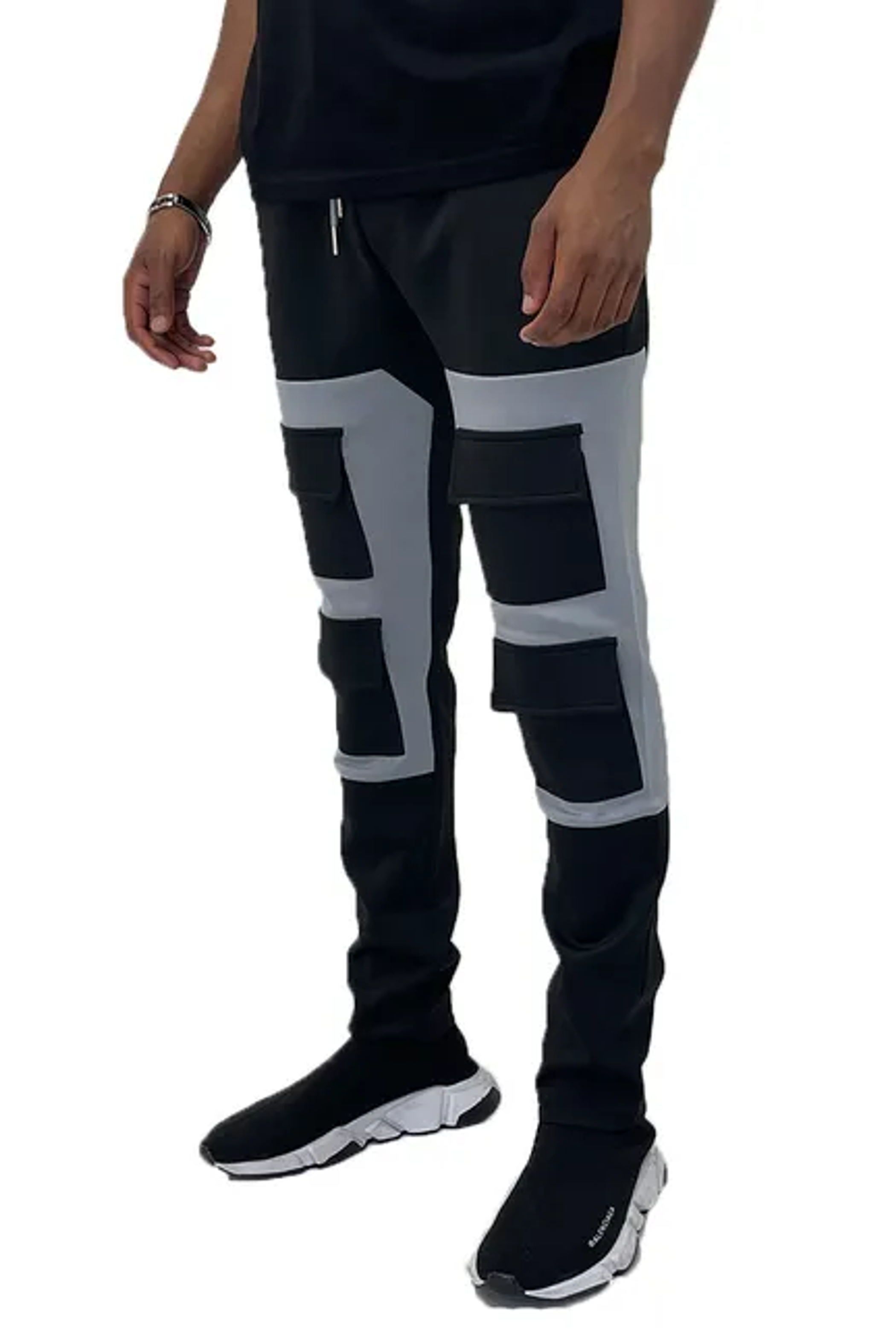 Colorblock Pouch Joggers