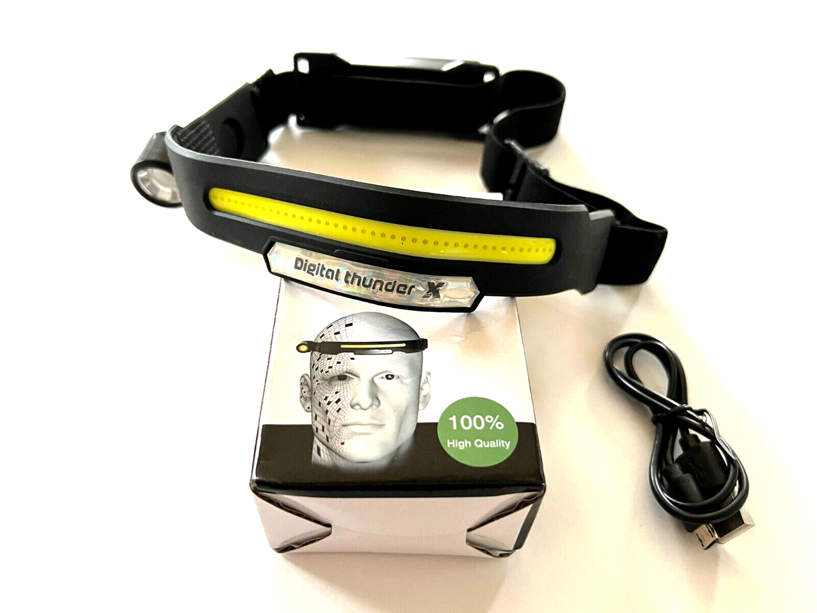 Induction Headlamp LED Super Bright Easy To Use Rechargeable