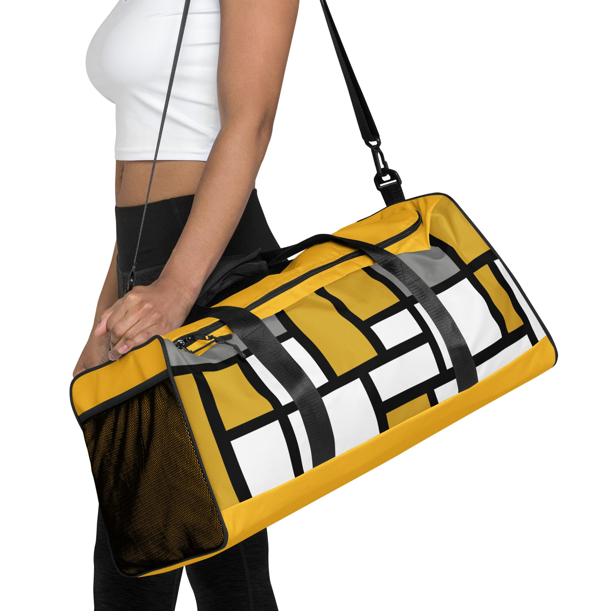 Yellow Draft Duffle Bag