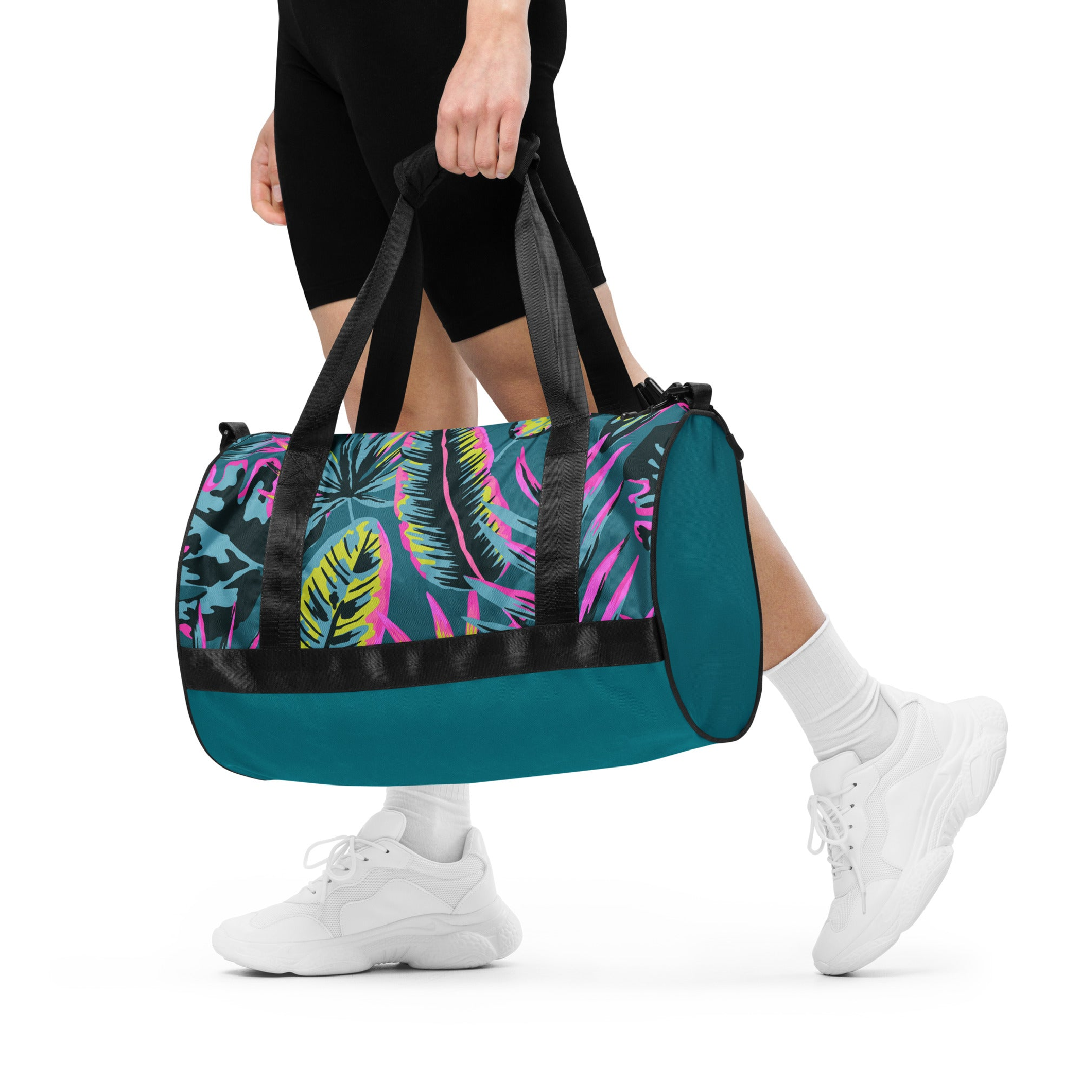 Leafy Print Gym Bag