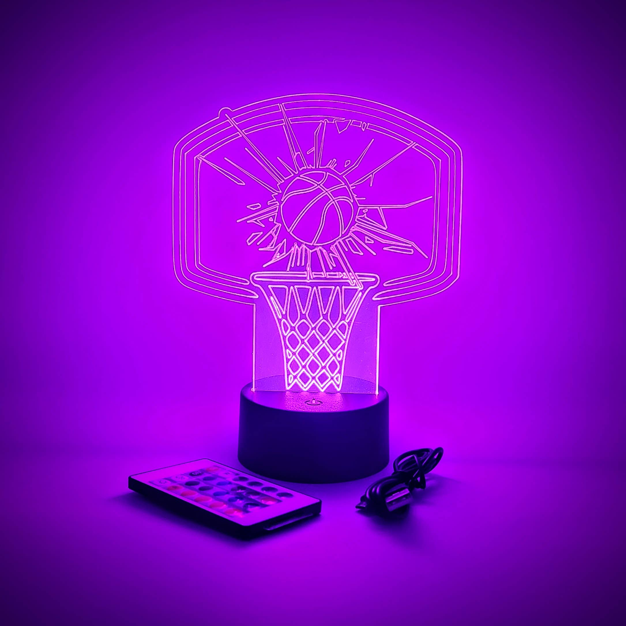 Basketball LED Lamp | Novelty Lighting | Desk Lamp | Sports