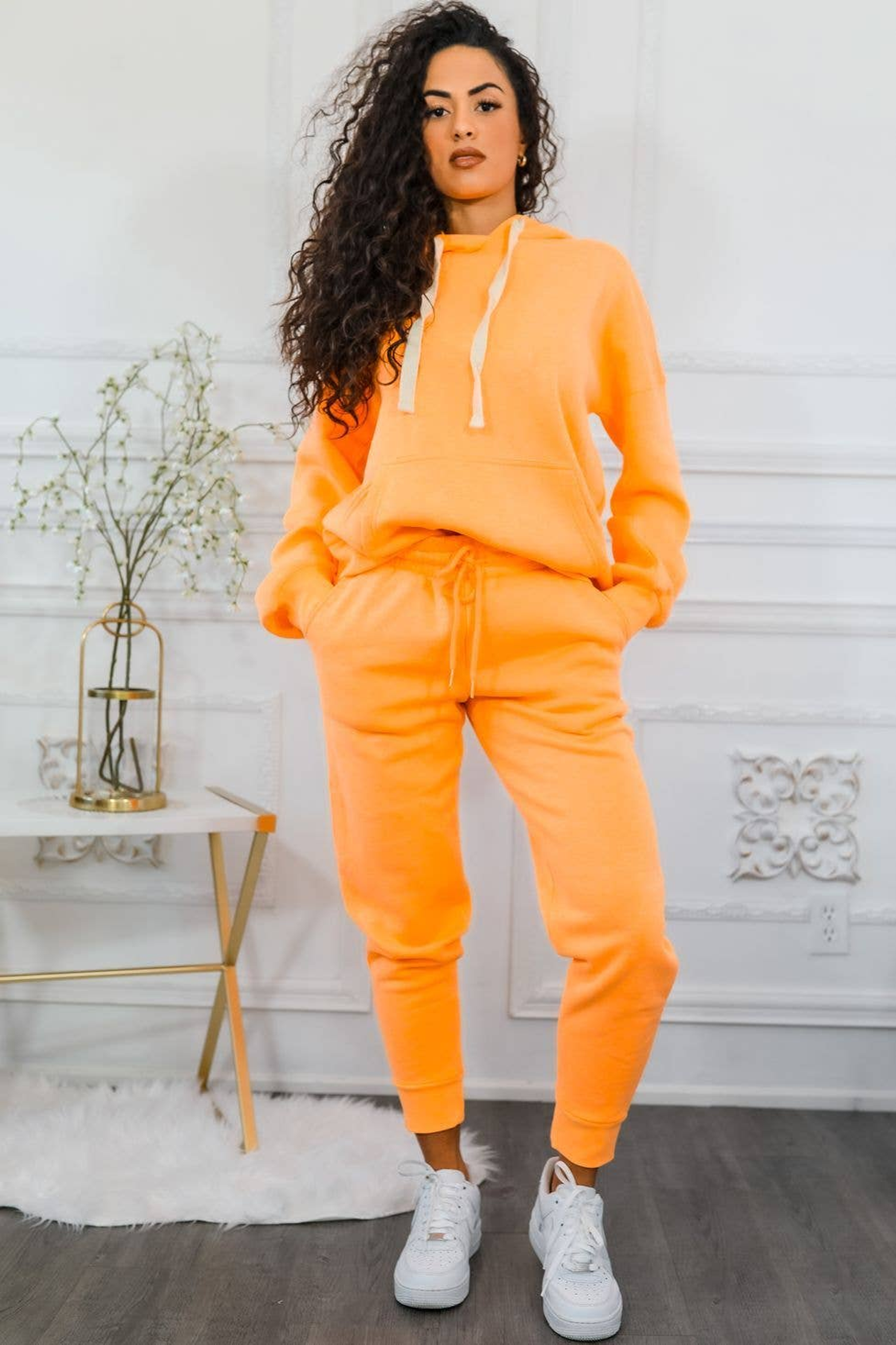 A Touch of Bright Hooded Jogger Set