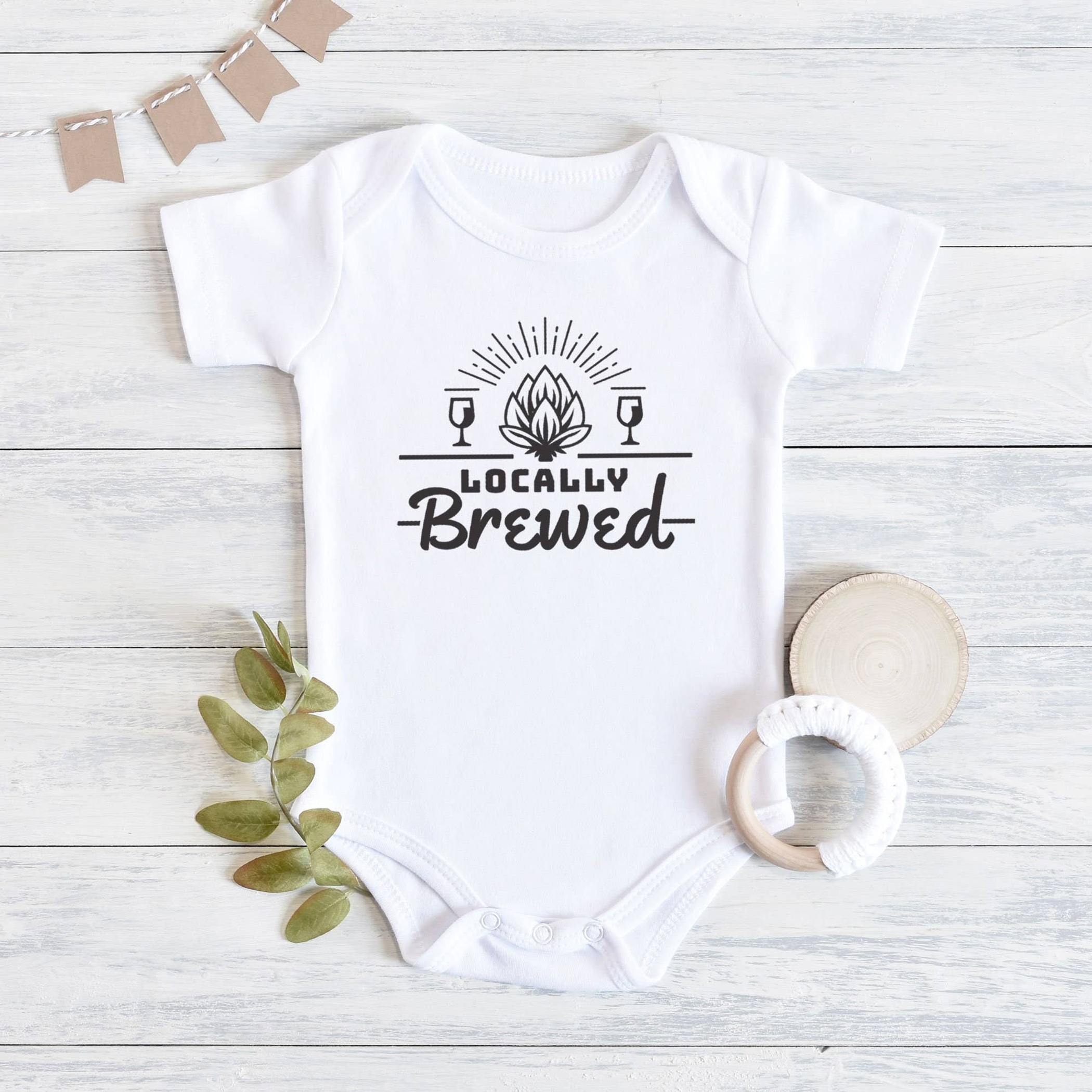 Funny Onesie Beer Baby Bodysuit