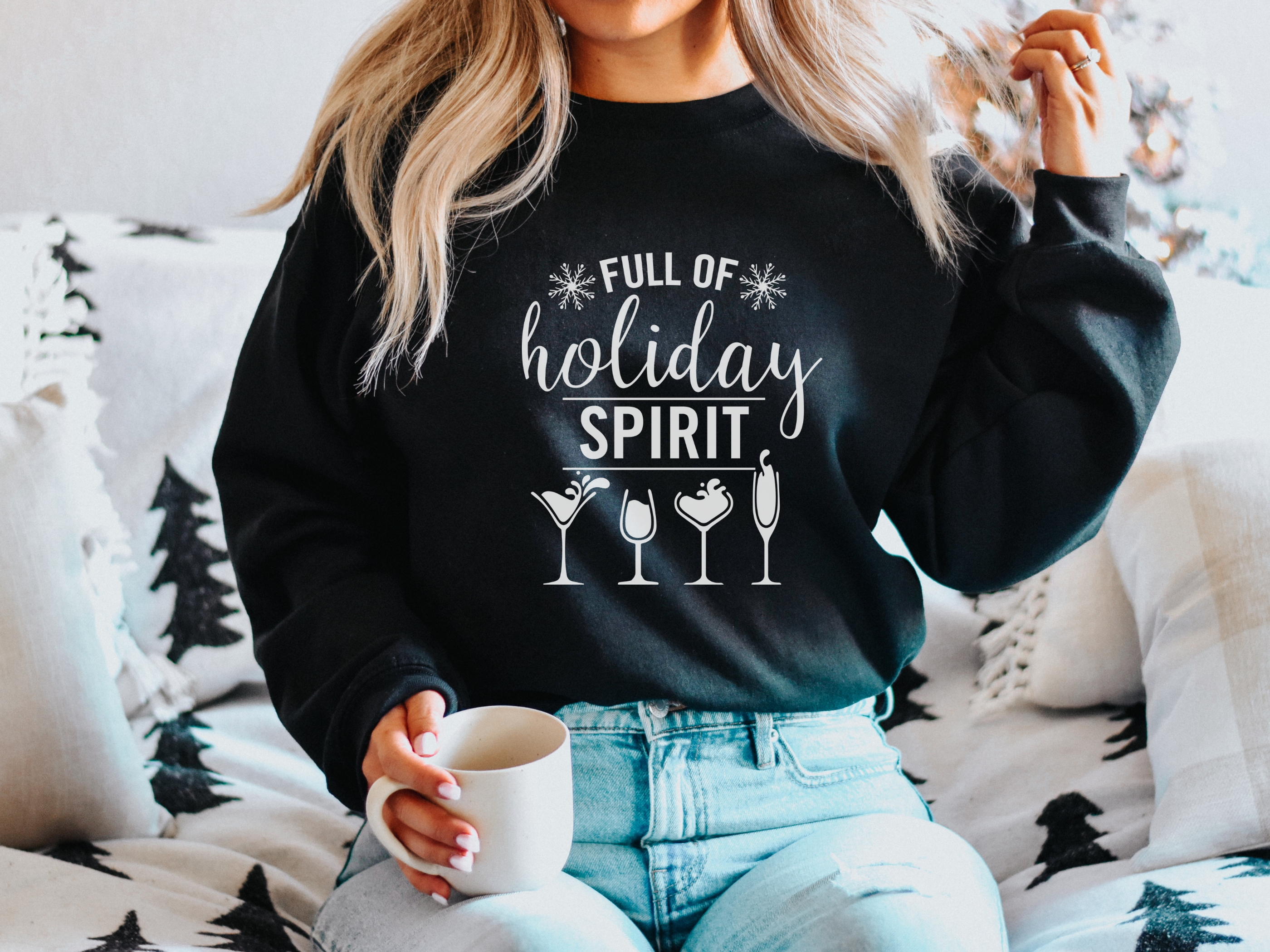 Christmas sweatshirt | Full of Holiday Spirit