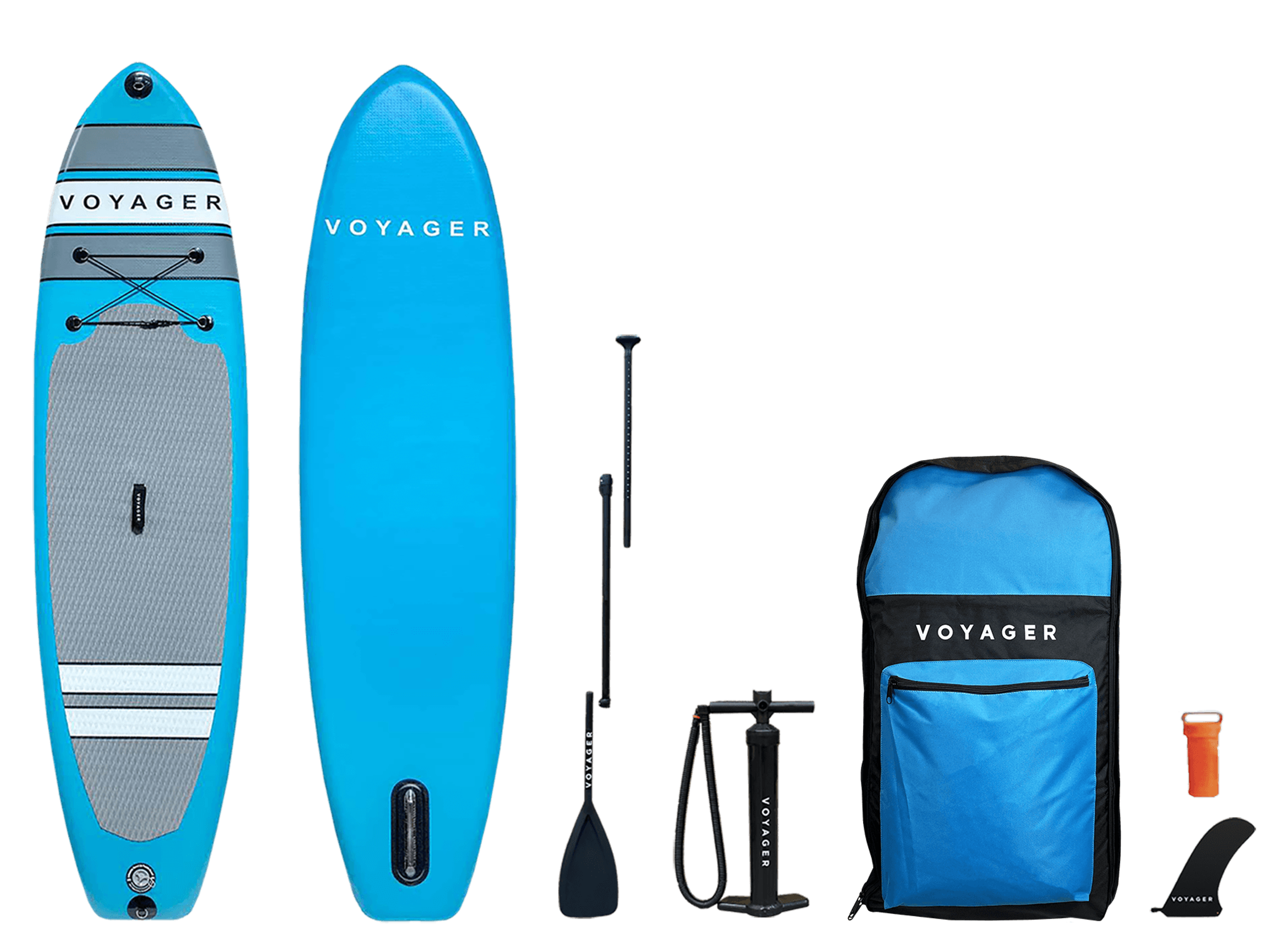 Voyager 10'6 Inflatable SUP Board Package - Blue