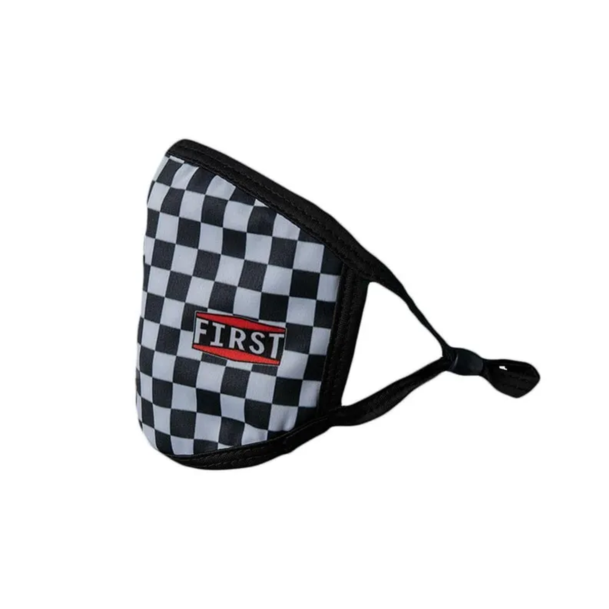 3-Ply Black/White Checkerboard Reusable Non-Medical Breathable & adjustable Ear Loops Face Masks