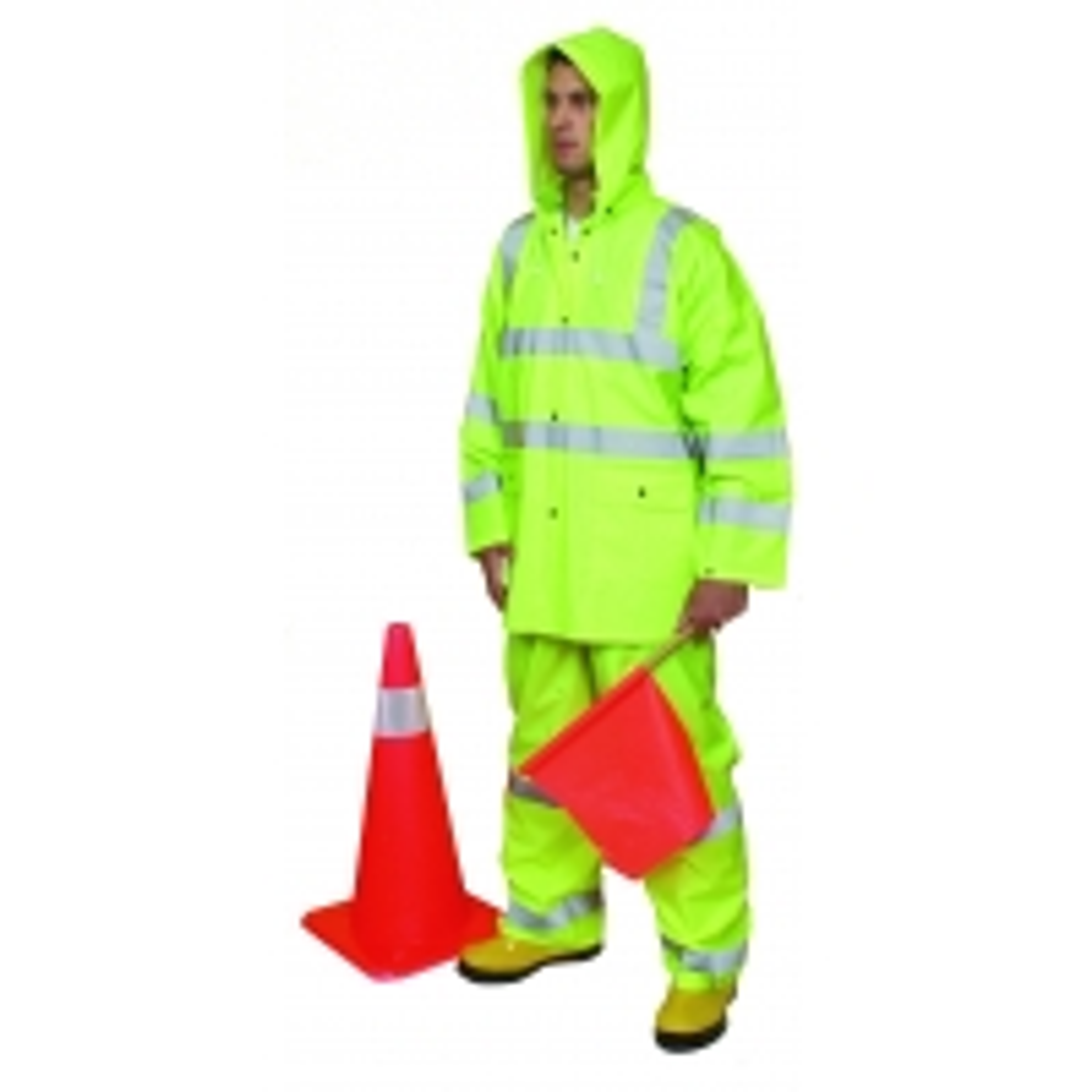 PVC/High Visibility Polyester AN, 3 Piece