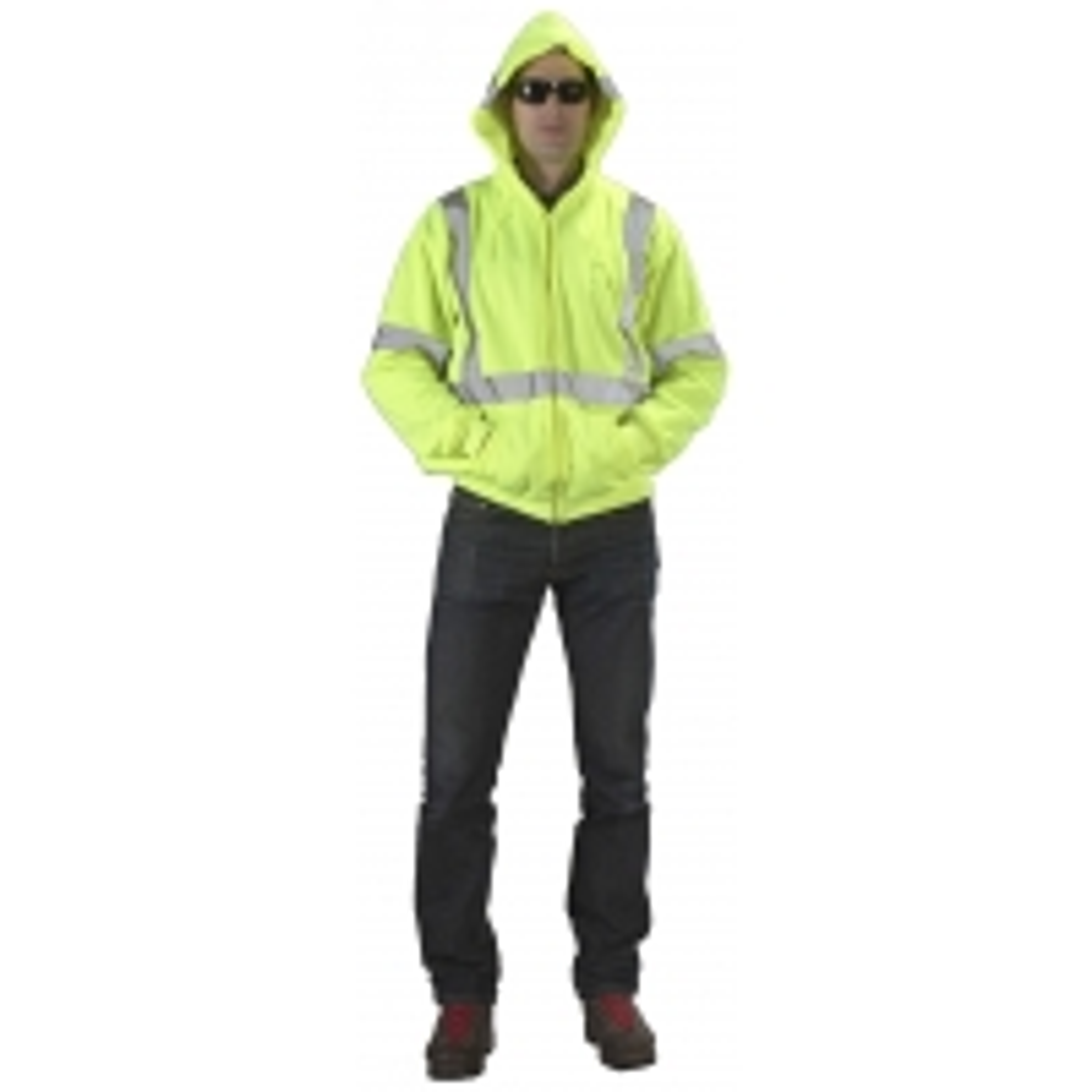 High Visibility ANSI Class 3 Lime Fleece