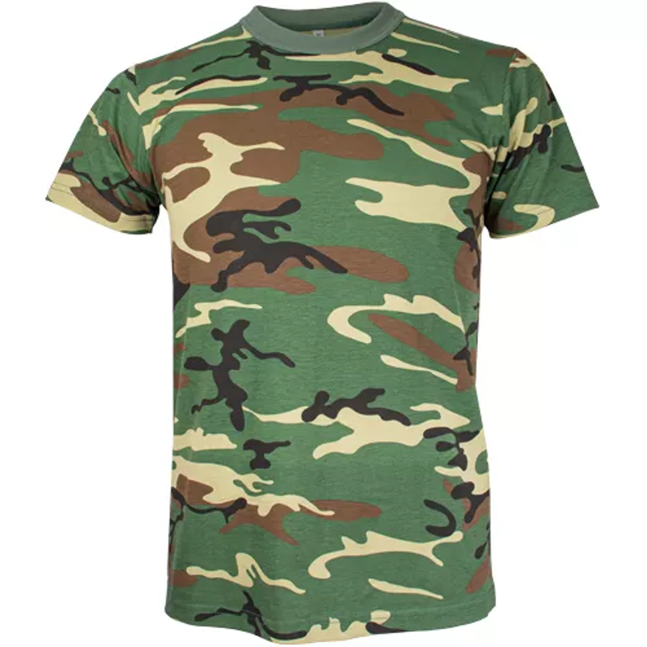 Men's Short Sleeve T-Shirt Wood Camo Small