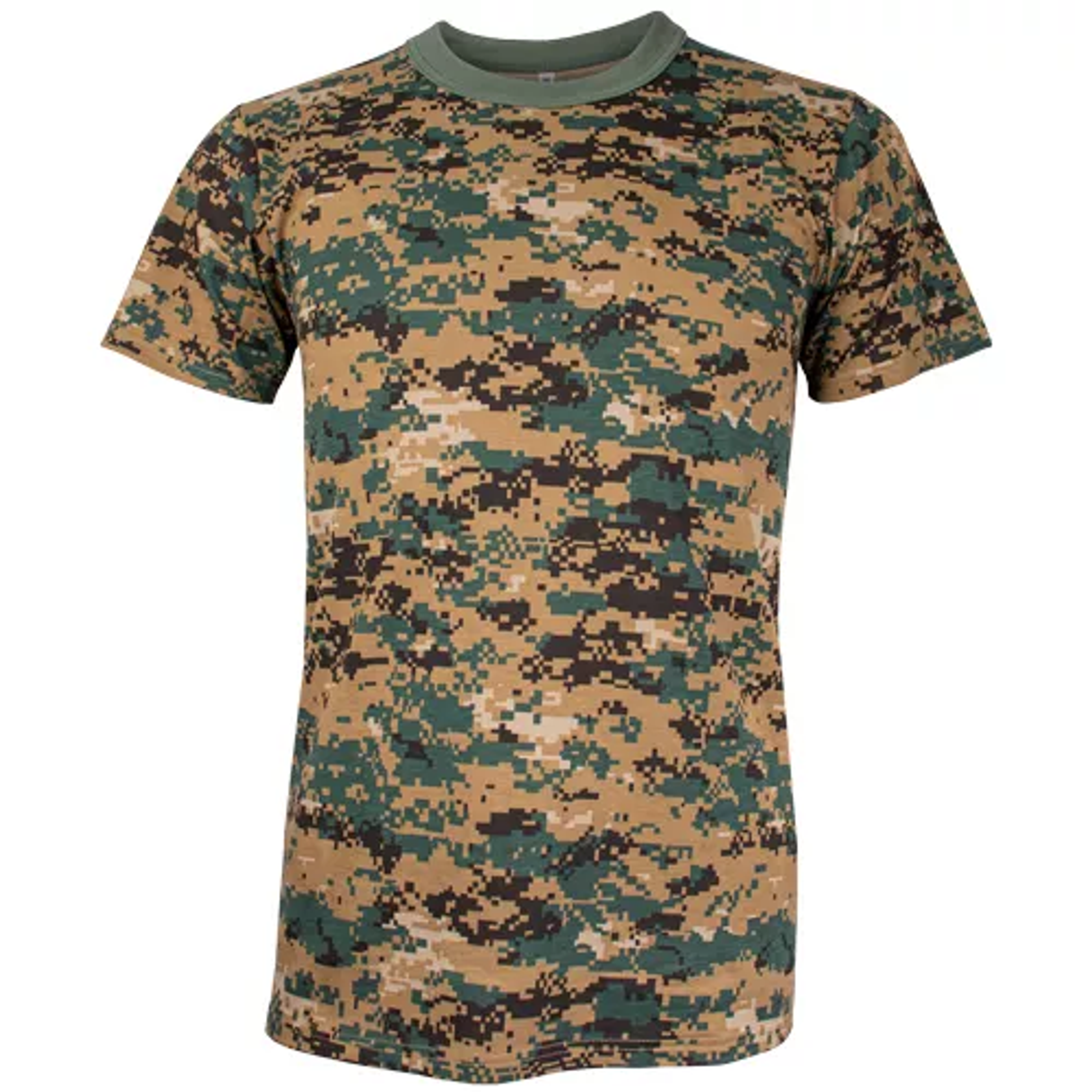 Men's Short Sleeve T-Shirt Digital Woodland Small