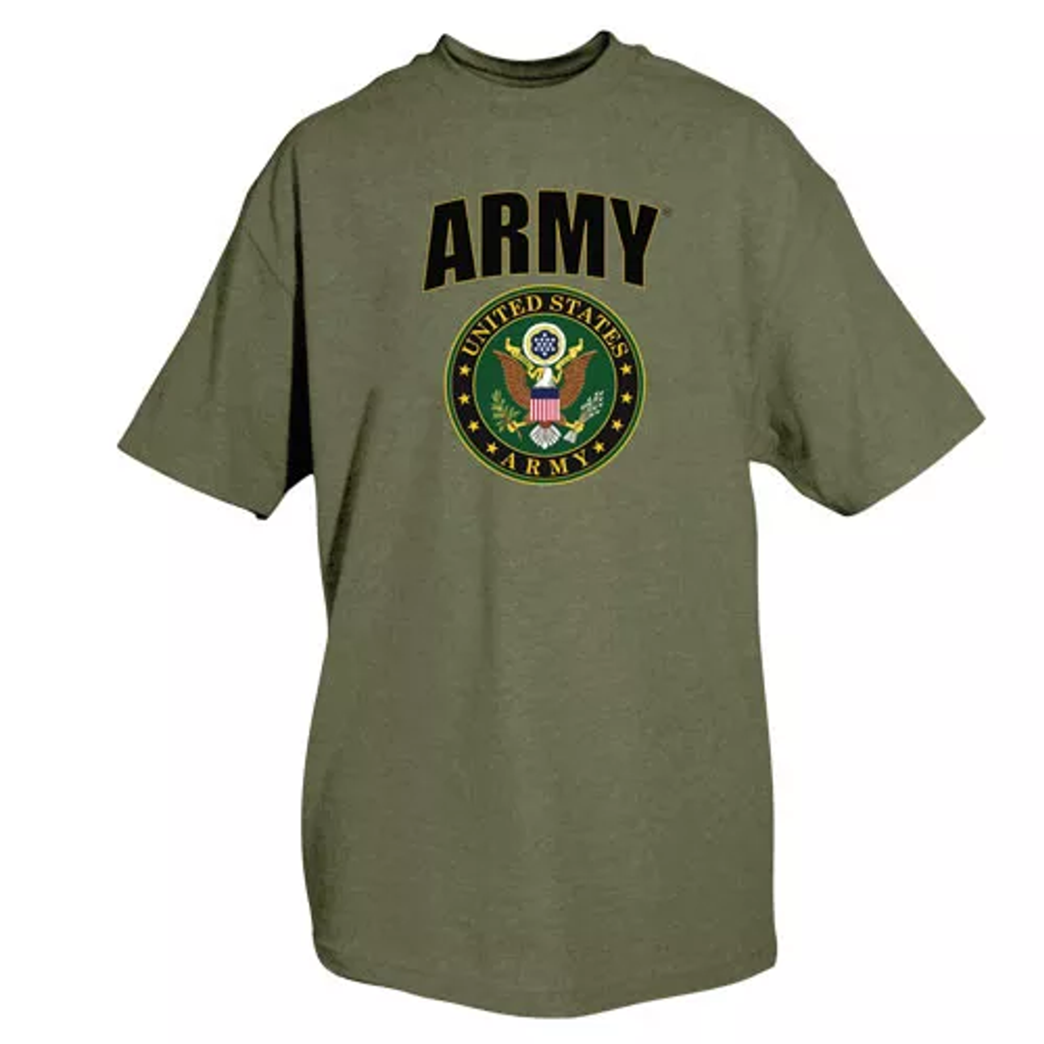 Army Crest T-Shirt Olive Drab Small