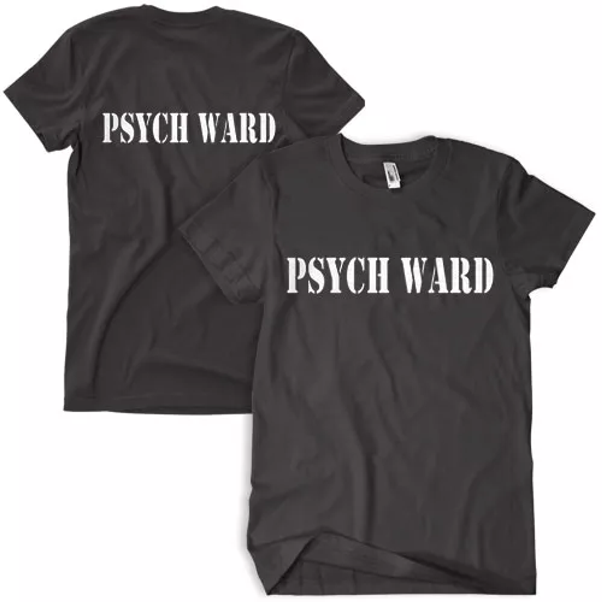 Psych Ward T-Shirt, Black - Small