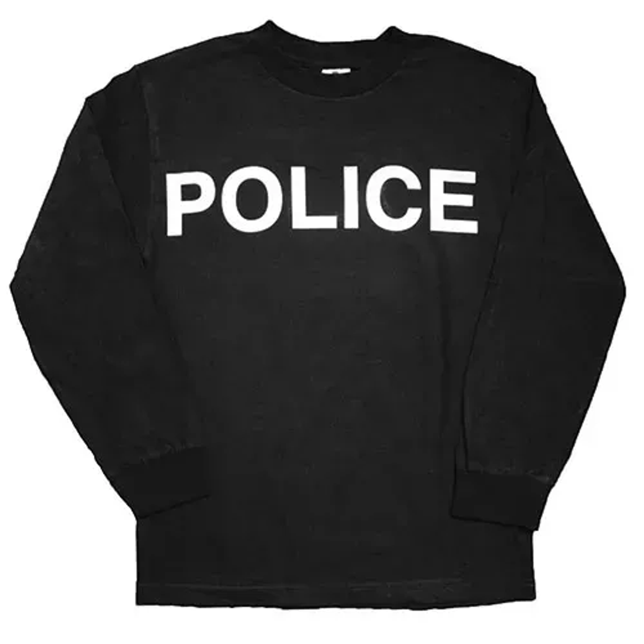 Police Long Sleeve T-Shirt Black Small