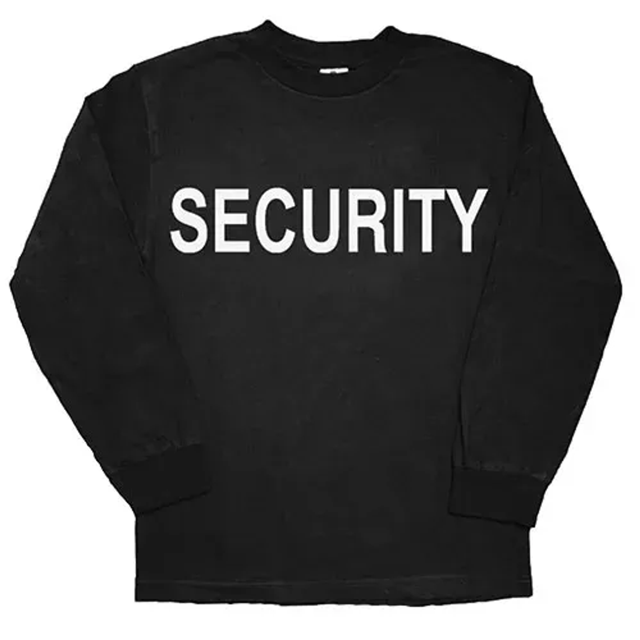 Security Long Sleeve T-Shirt Black Small