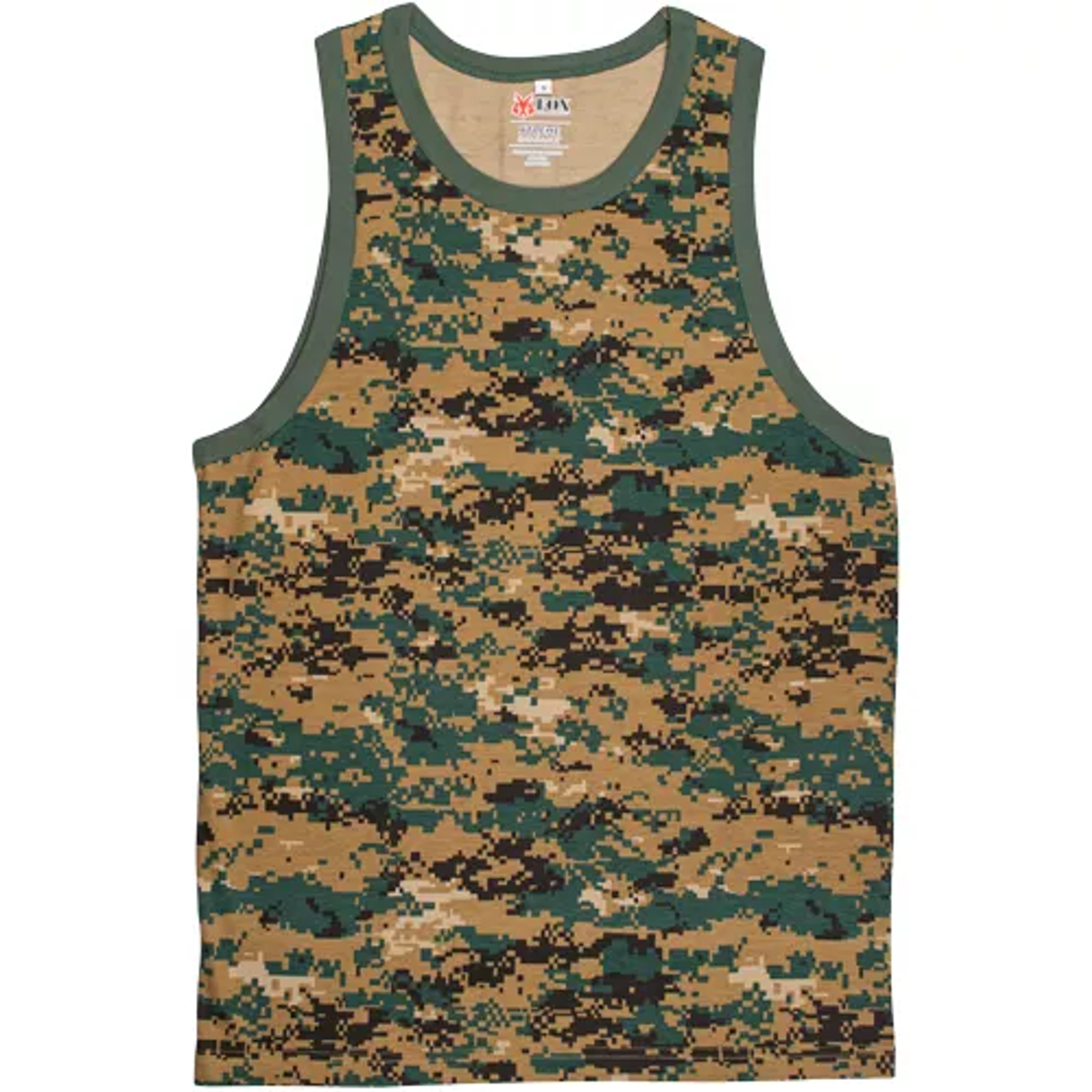 Mens Tank Top Digital Woodland Small