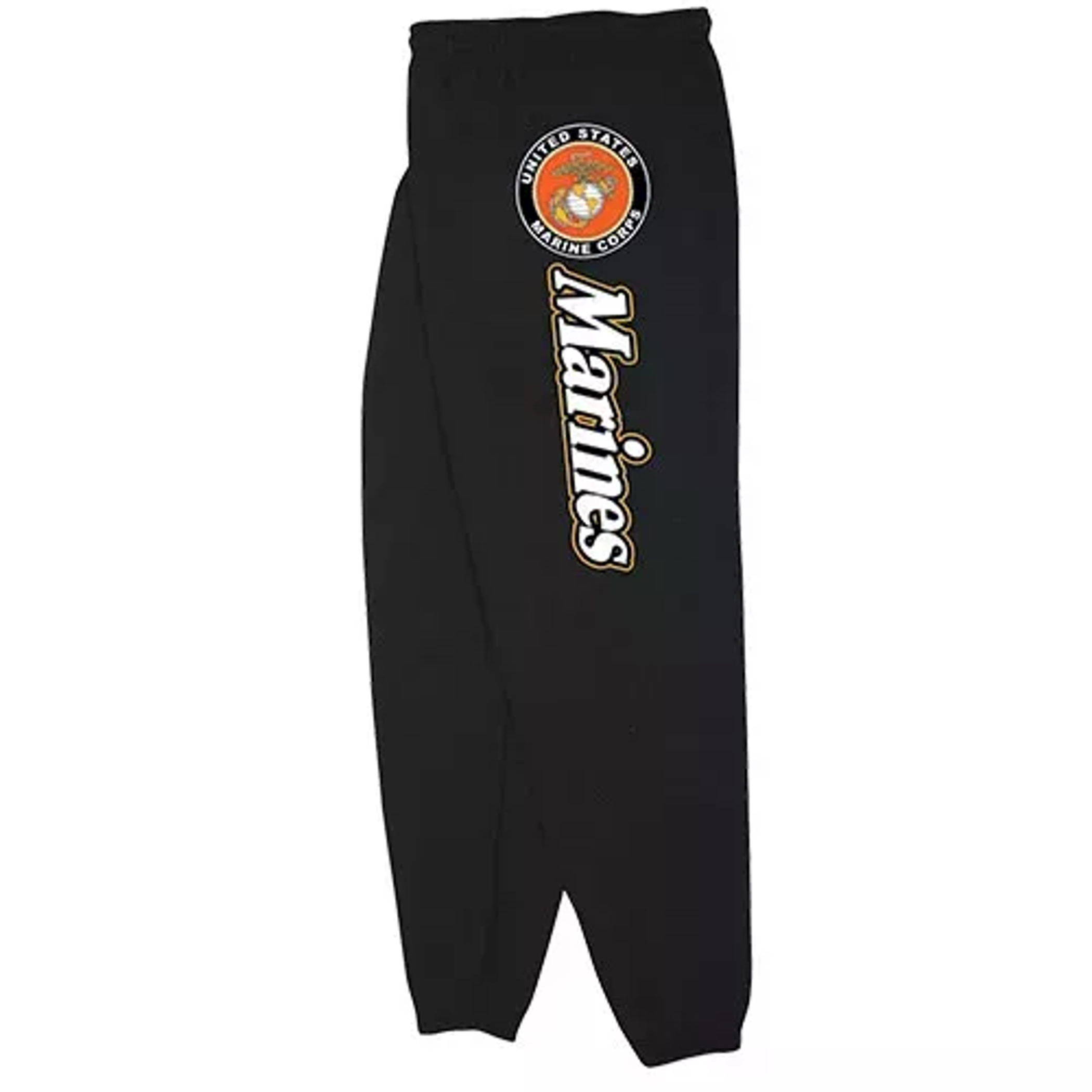 Marines With Logo Mens Sweatpant Black - Small