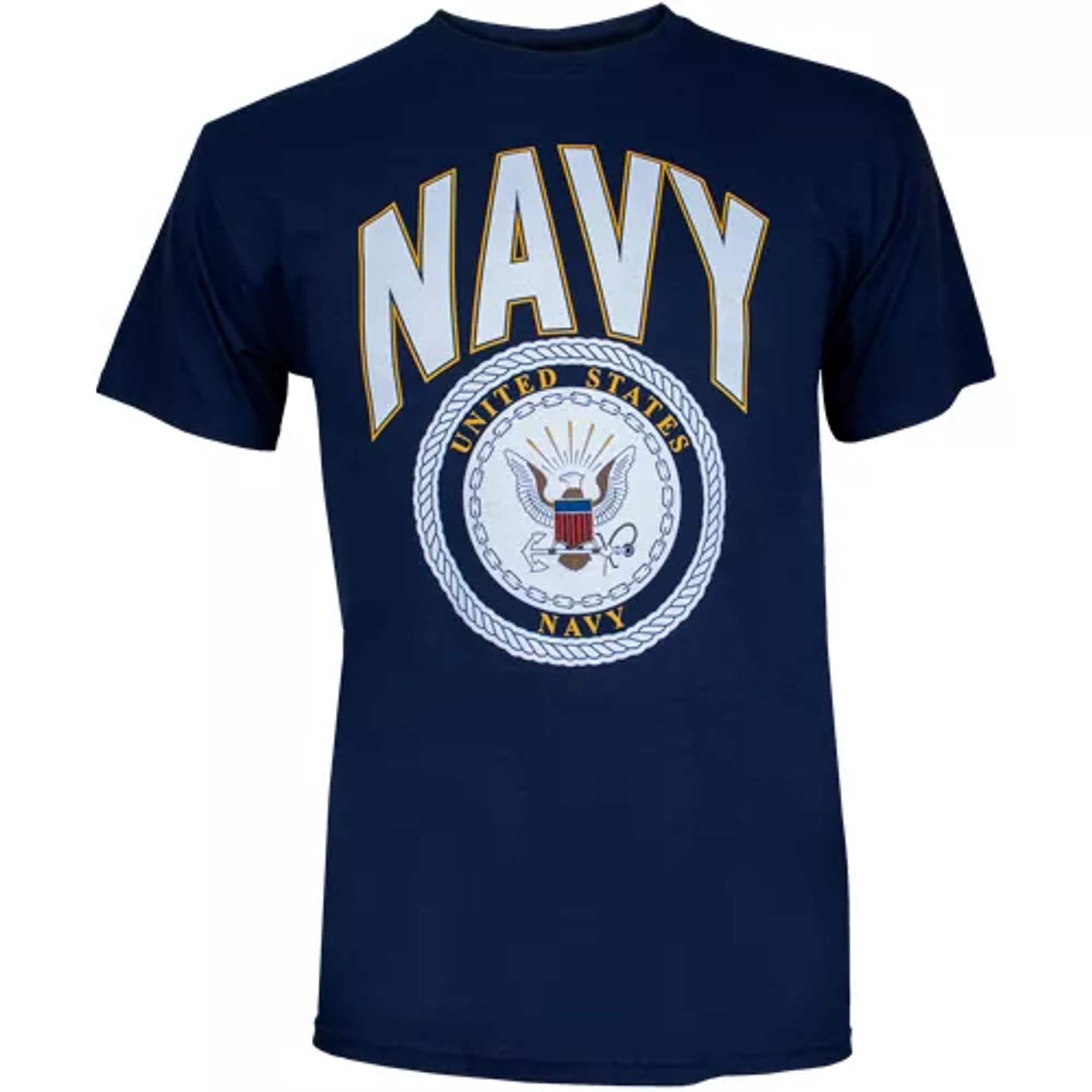 Navy T-Shirt, Navy Blue-Small