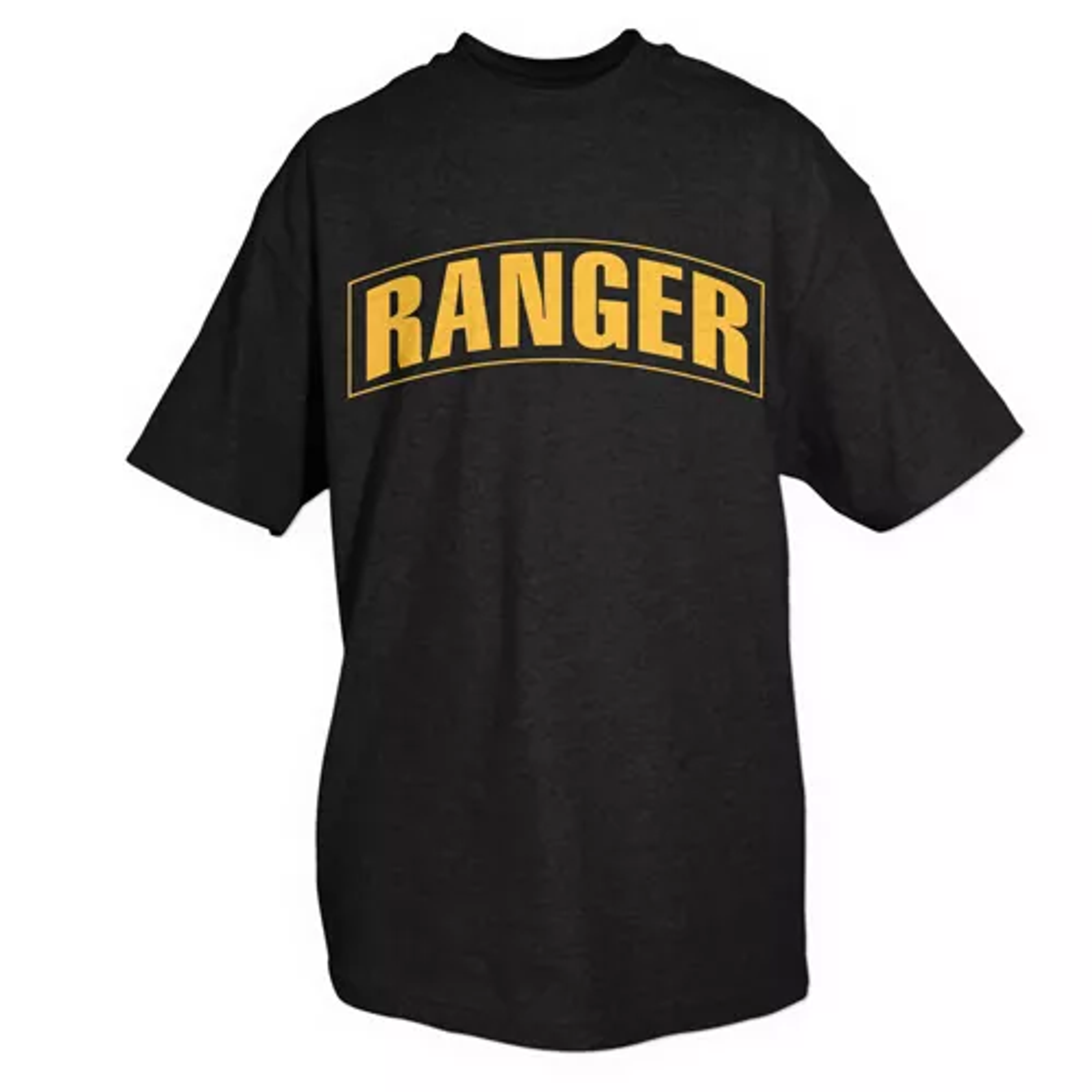 Ranger T-Shirt, Black/Yellow Imprint-Small