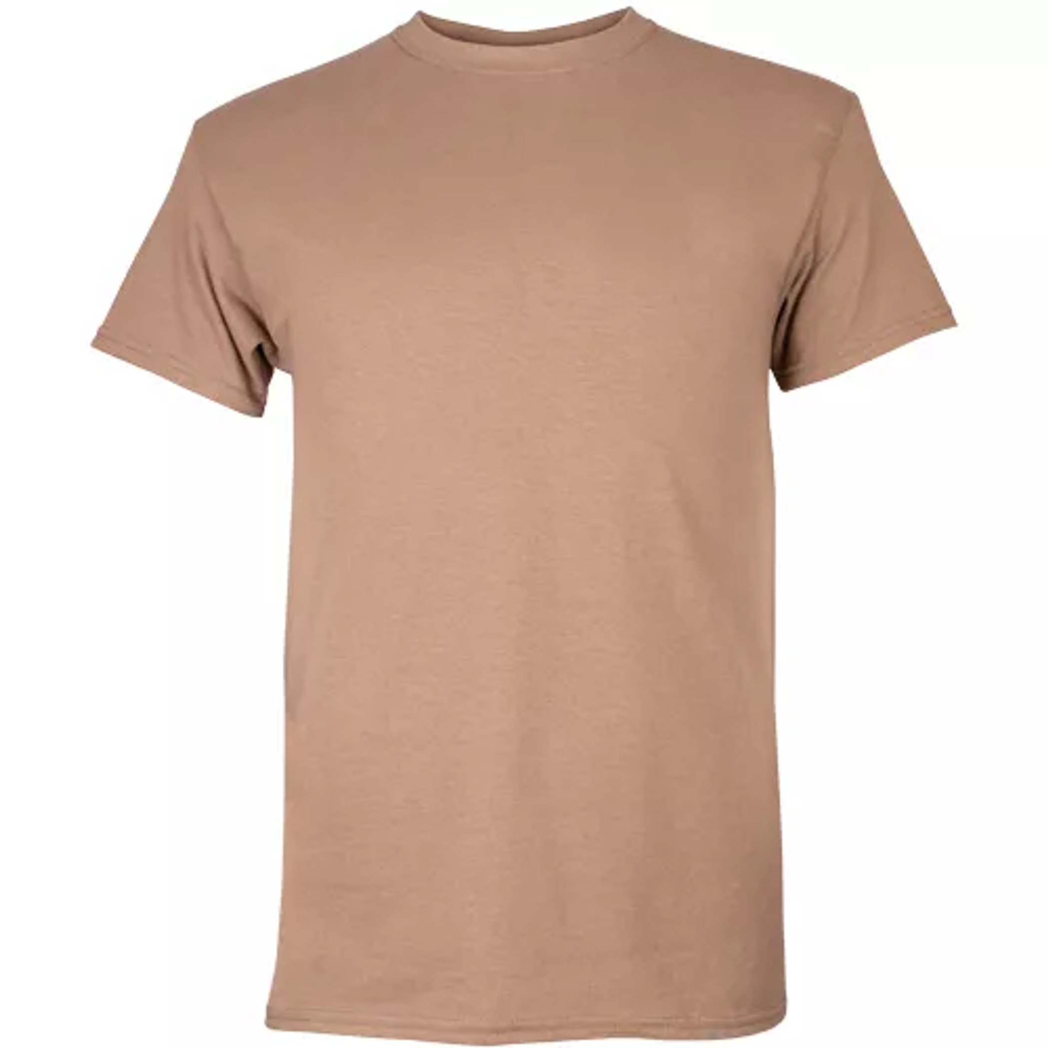 Men's Short Sleeve T-Shirt Brown Small