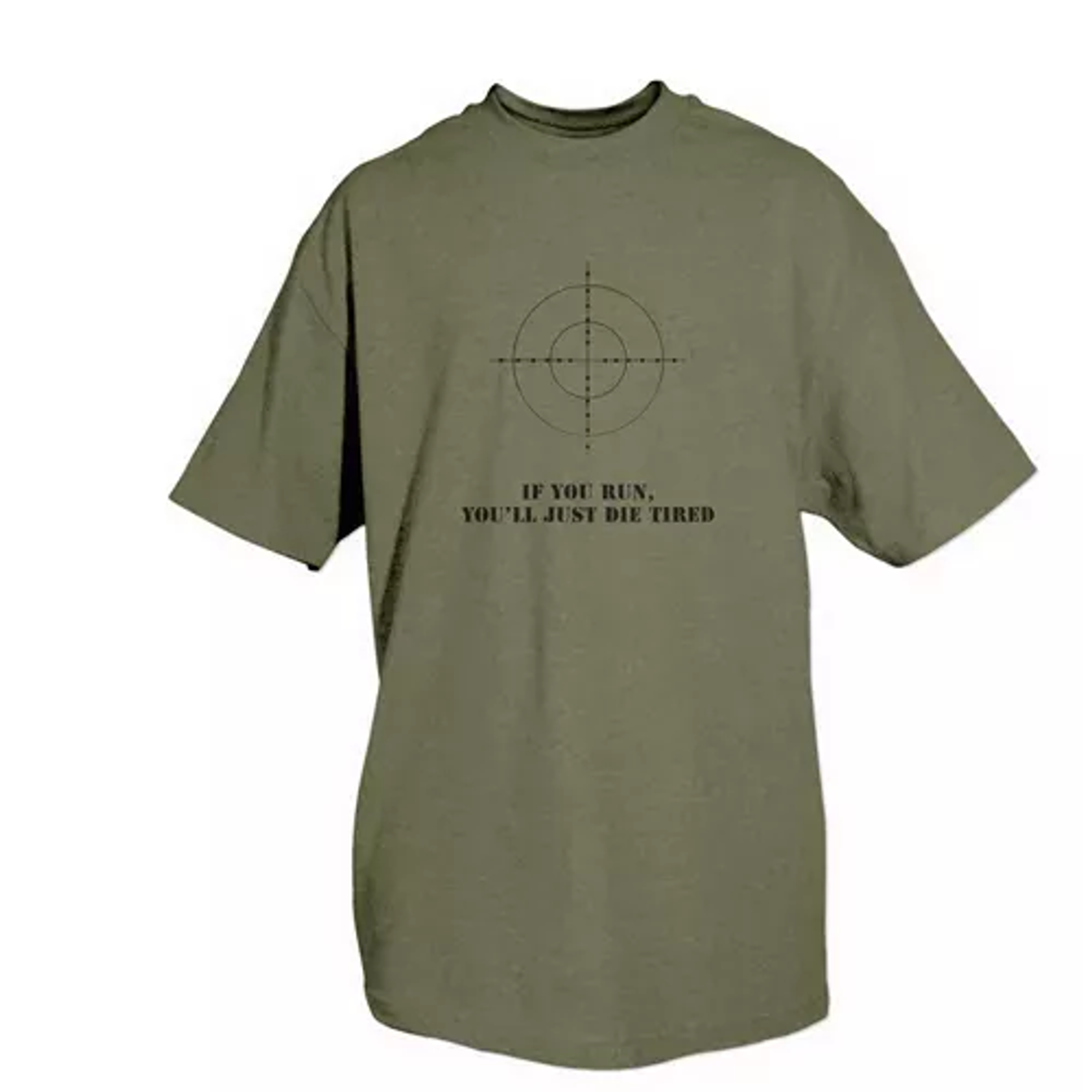 If You Run T-Shirt, Olive Drab - 2XL