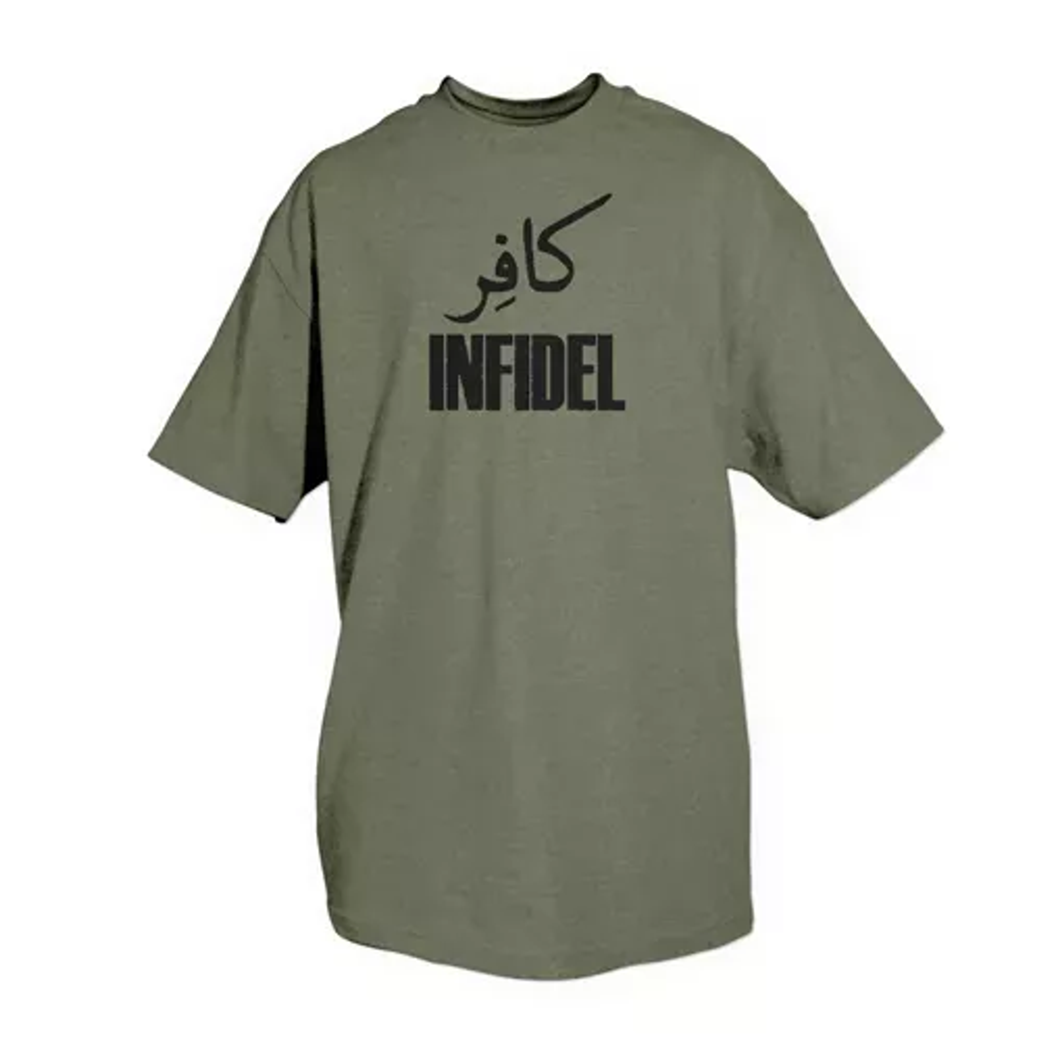 Infidel T-Shirt - Olive Drab Small