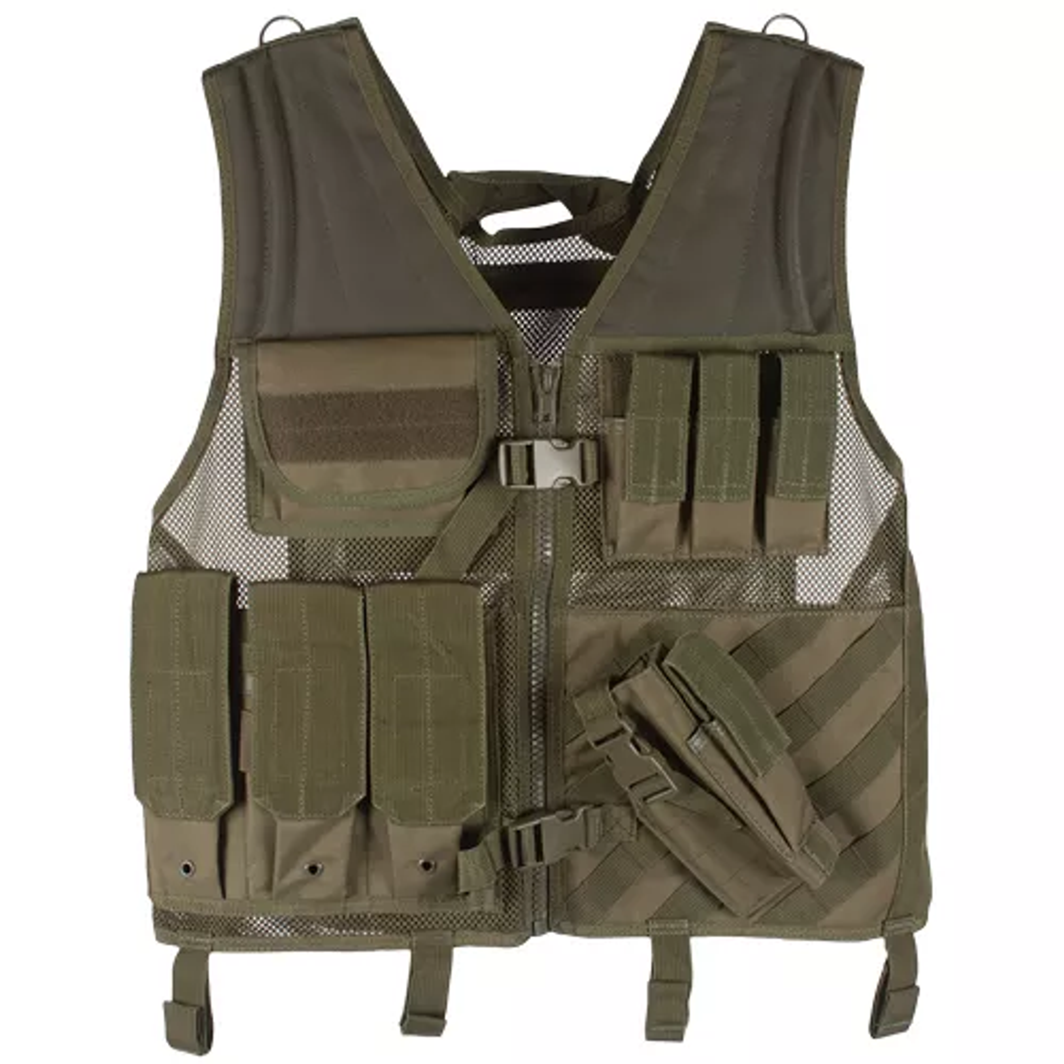 Big & Tall Assault Cross Draw Vest Olive Drab 2Xl/3Xl