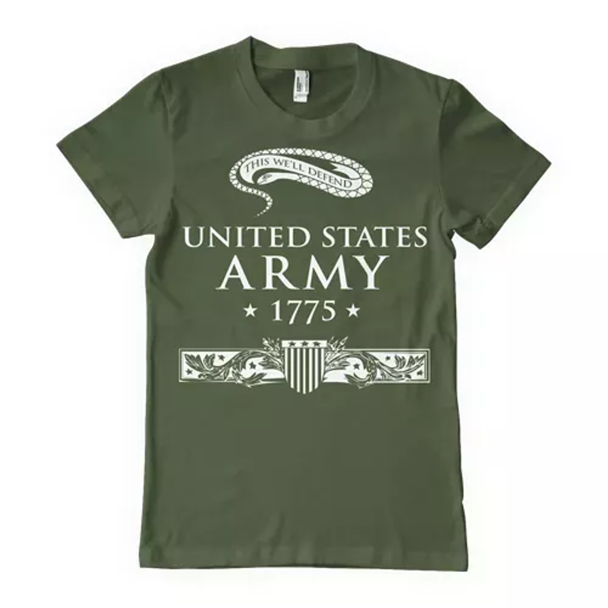 America's Finest Men's T-Shirt Olive Drab - Large