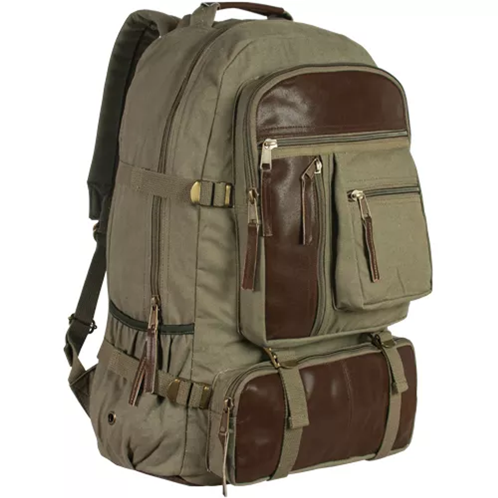 Retro Cantabrian Excursion Rucksack - Olive Drab