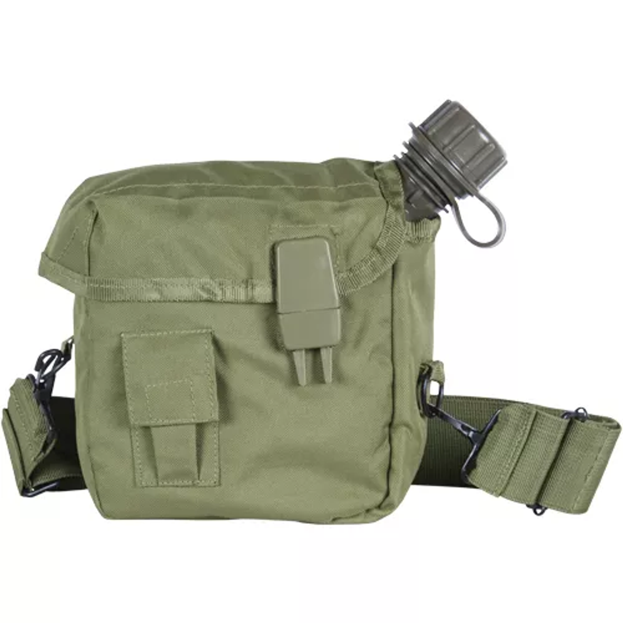 2Qt Canteen Cover-Shoulder Strap - Olive Drab