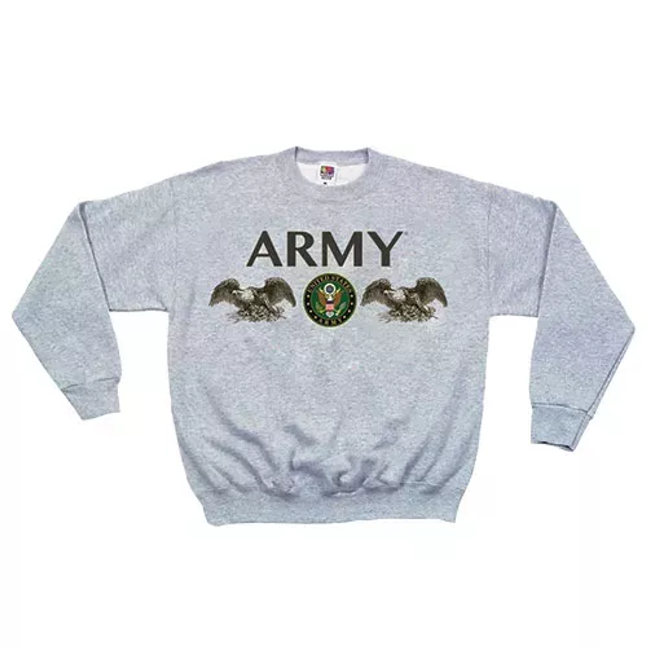 Army Seal Crewneck Sweatshirt Grey - Medium