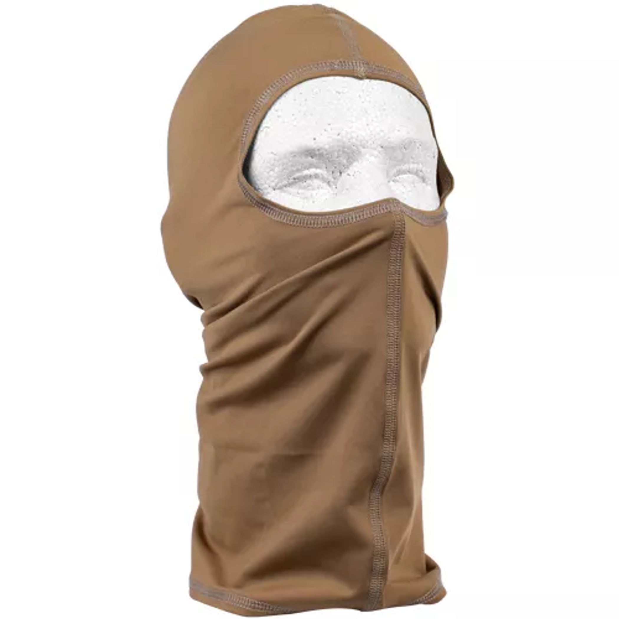 Balaclava With Extended Neck - Tan 499