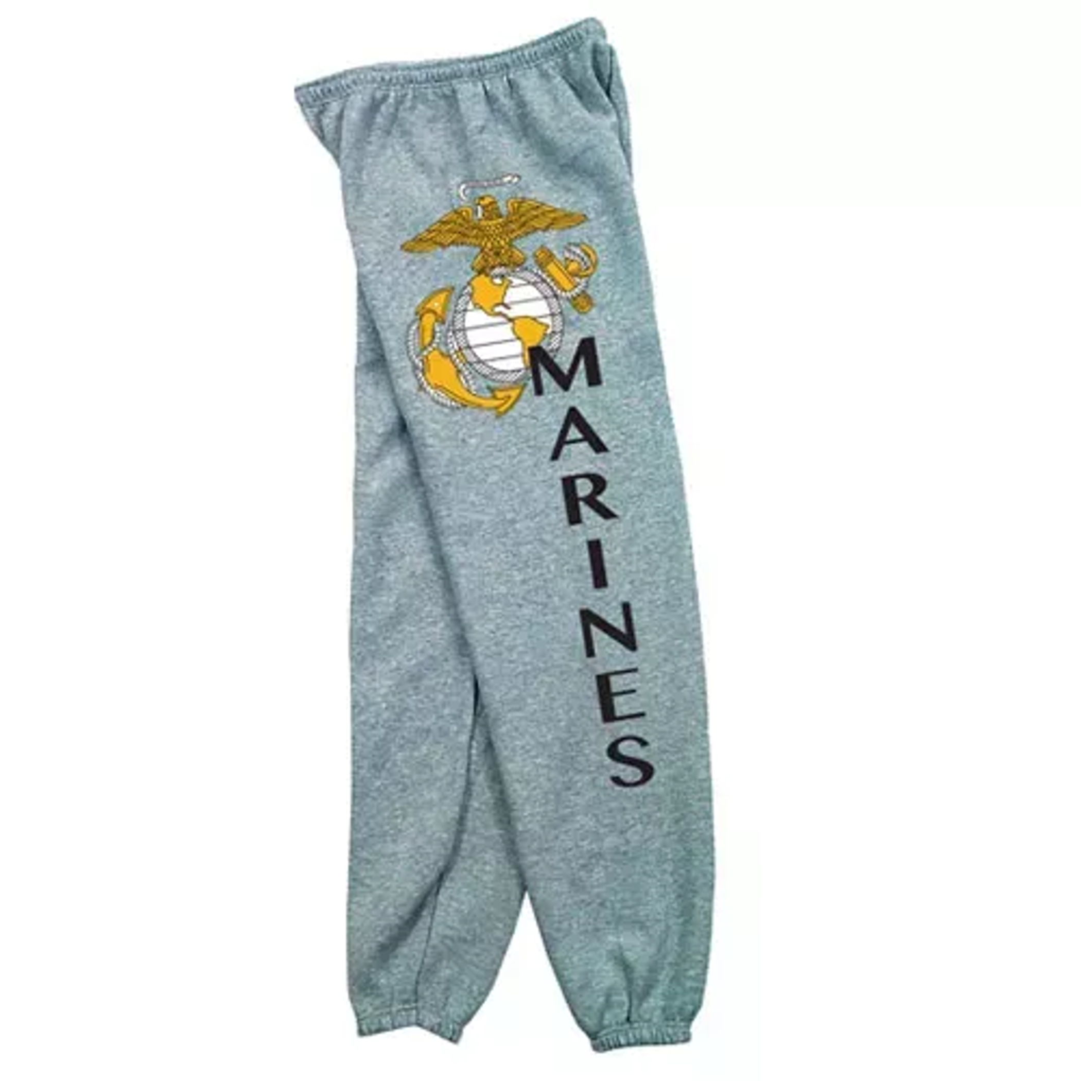 Marines Logo Mens Sweatpant Grey - Small