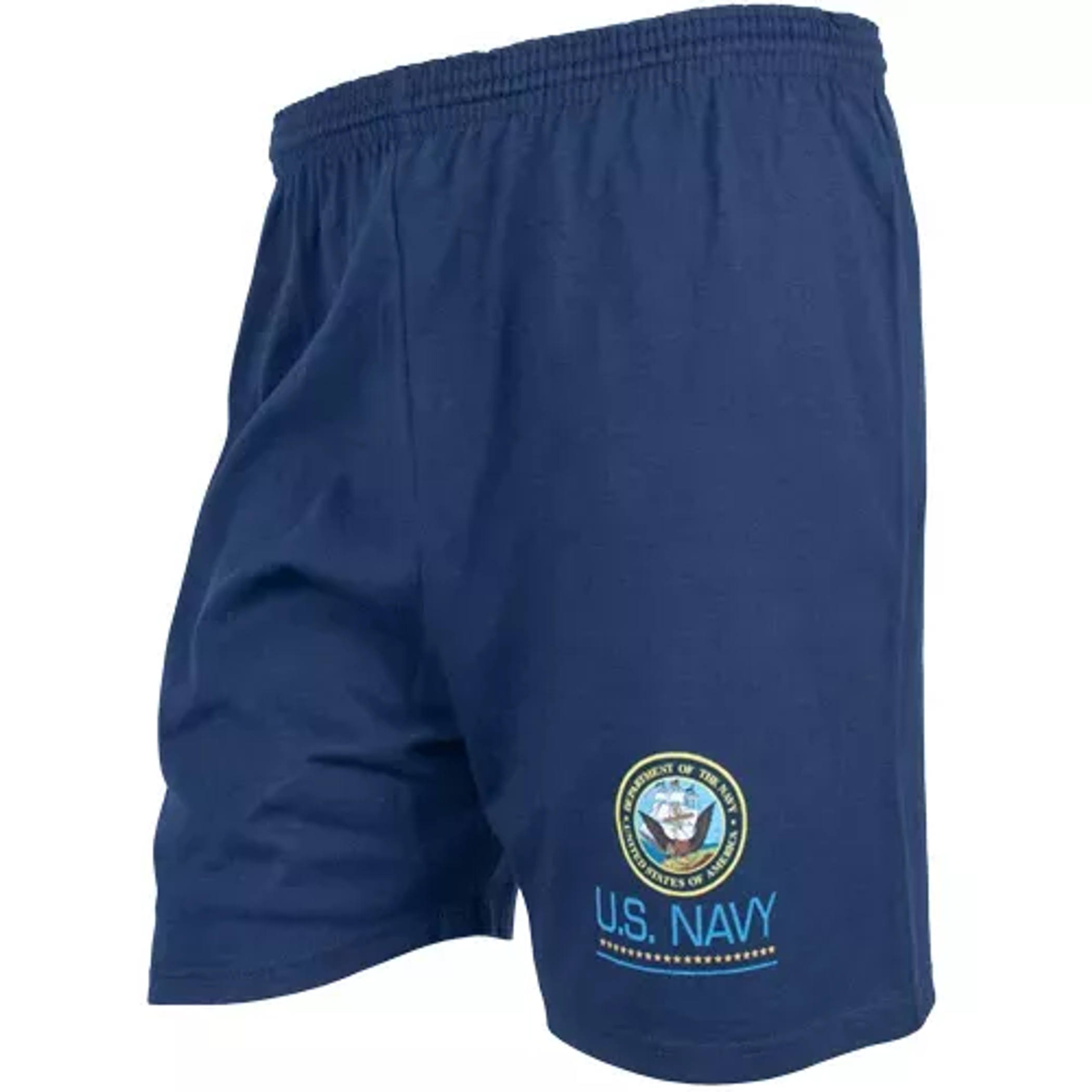 Men's Navy Running Short - U.S. Navy Logo Small