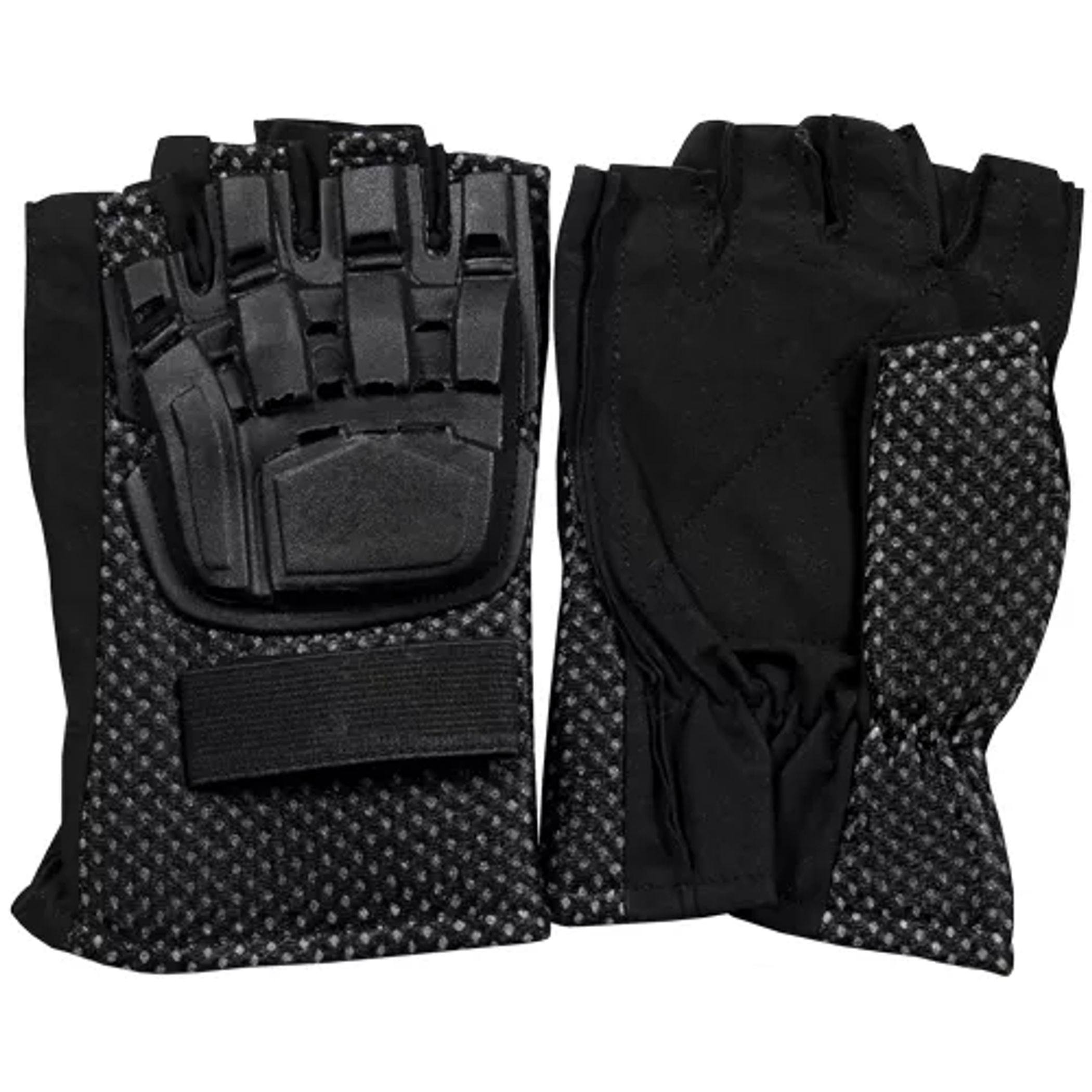 Half Finger Tactical Engagement Glove - Black Small