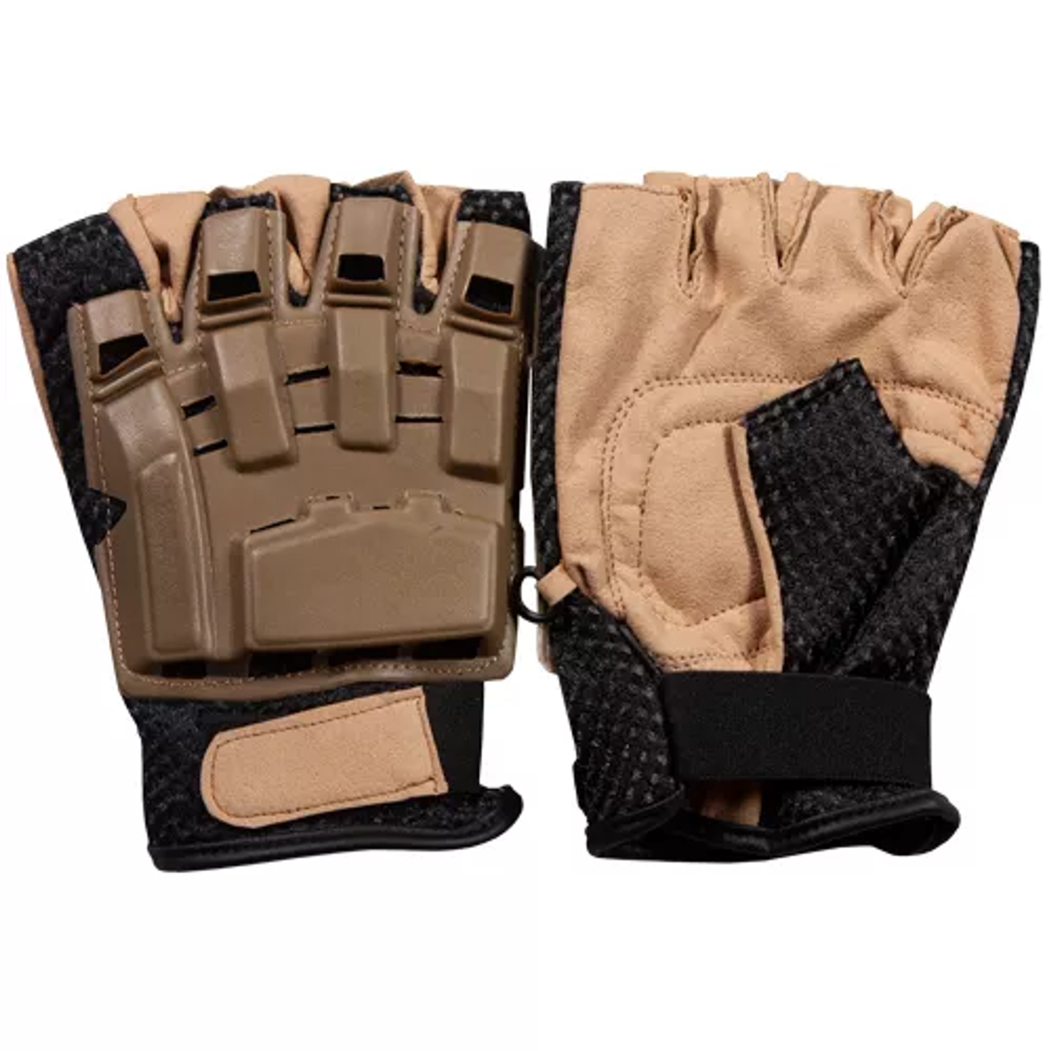 Half Finger Tactical Engagement Glove - Coyote Small