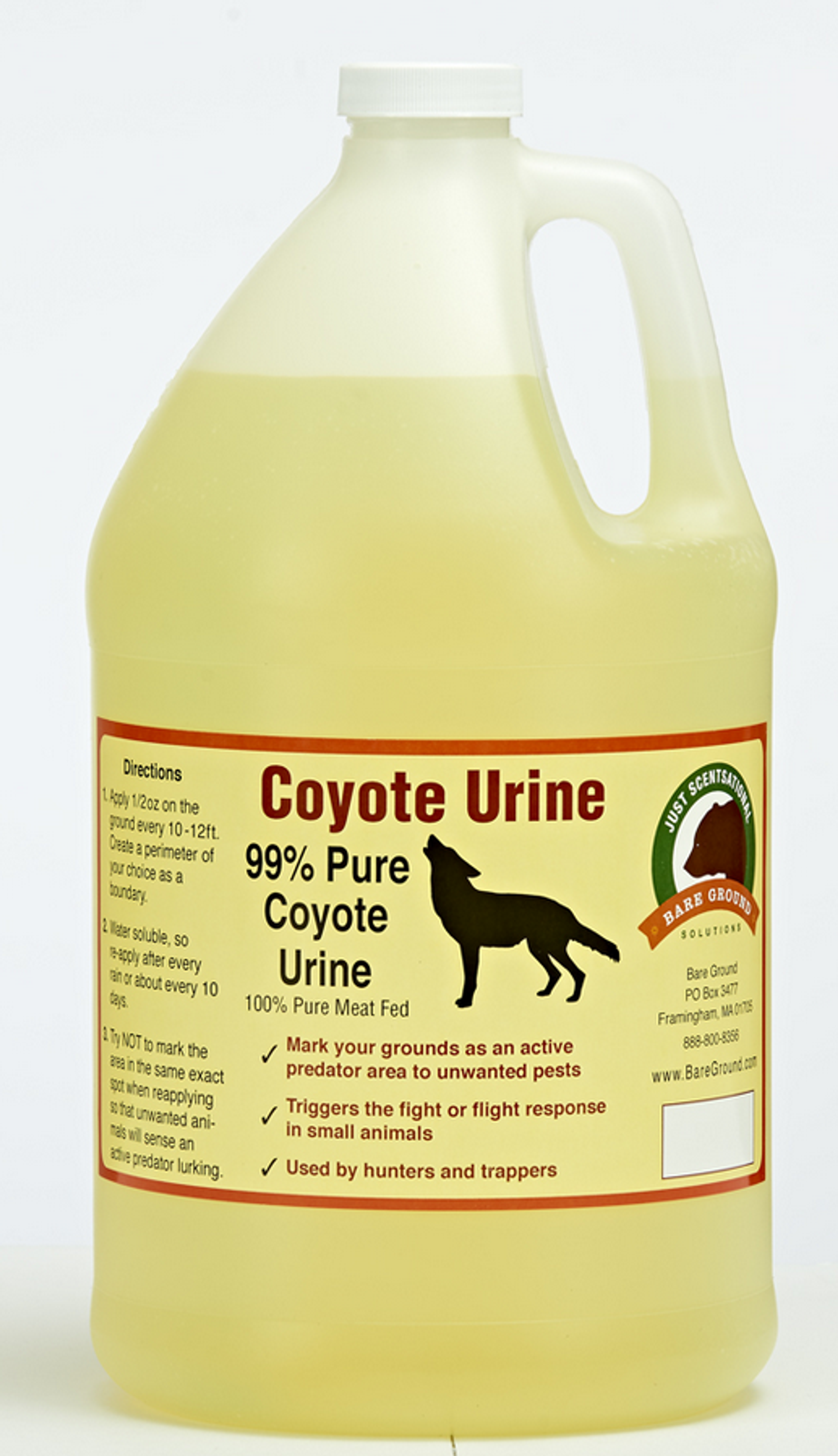 Just Scentsational Coyote Urine Predator Scent Gallon